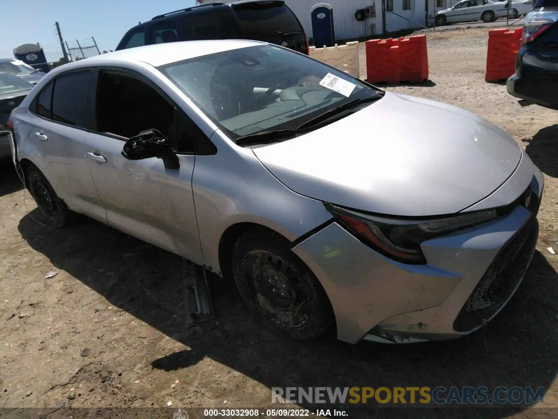 1 Photograph of a damaged car JTDEPRAE2LJ029773 TOYOTA COROLLA 2020