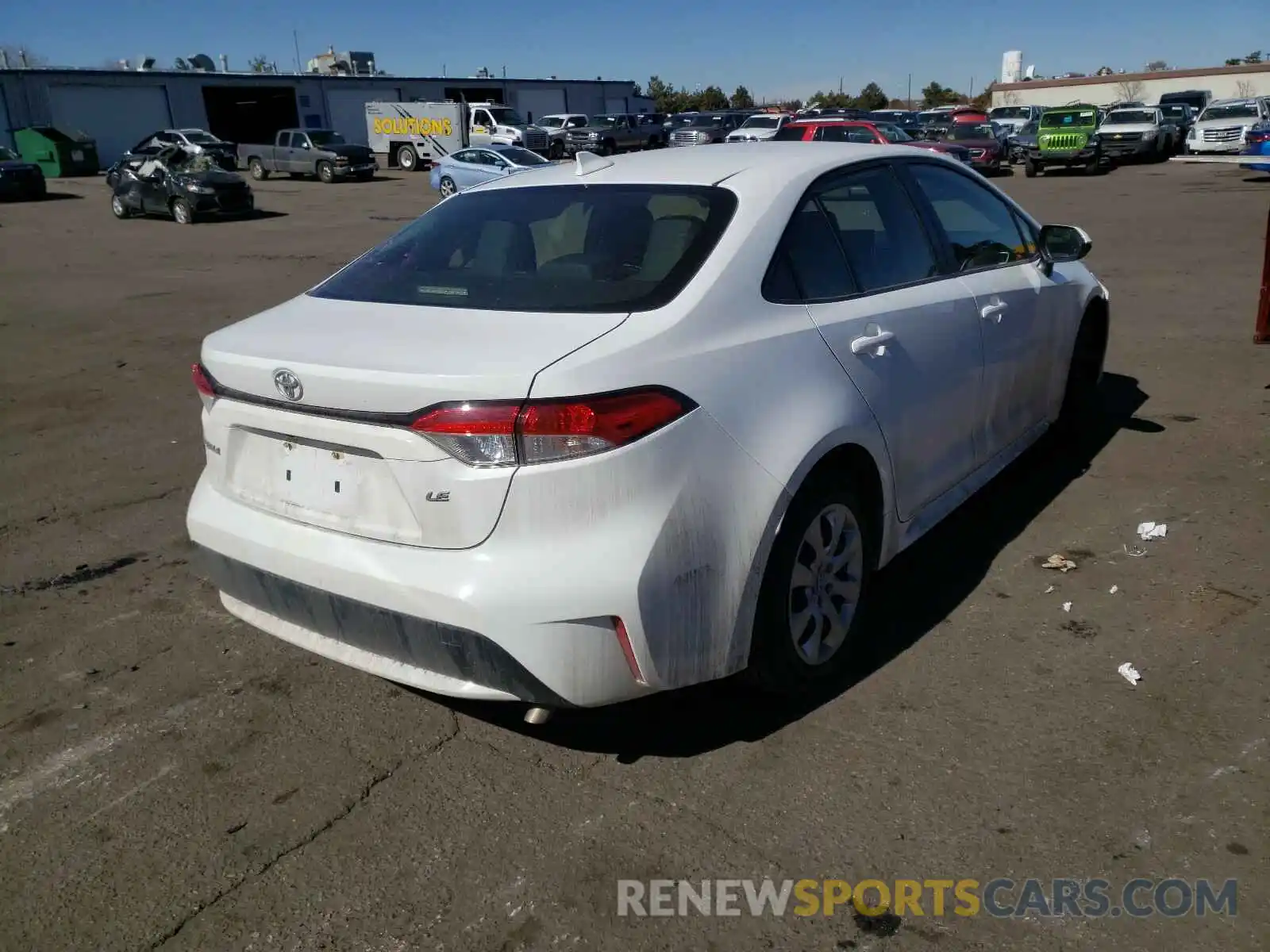 4 Photograph of a damaged car JTDEPRAE2LJ030339 TOYOTA COROLLA 2020