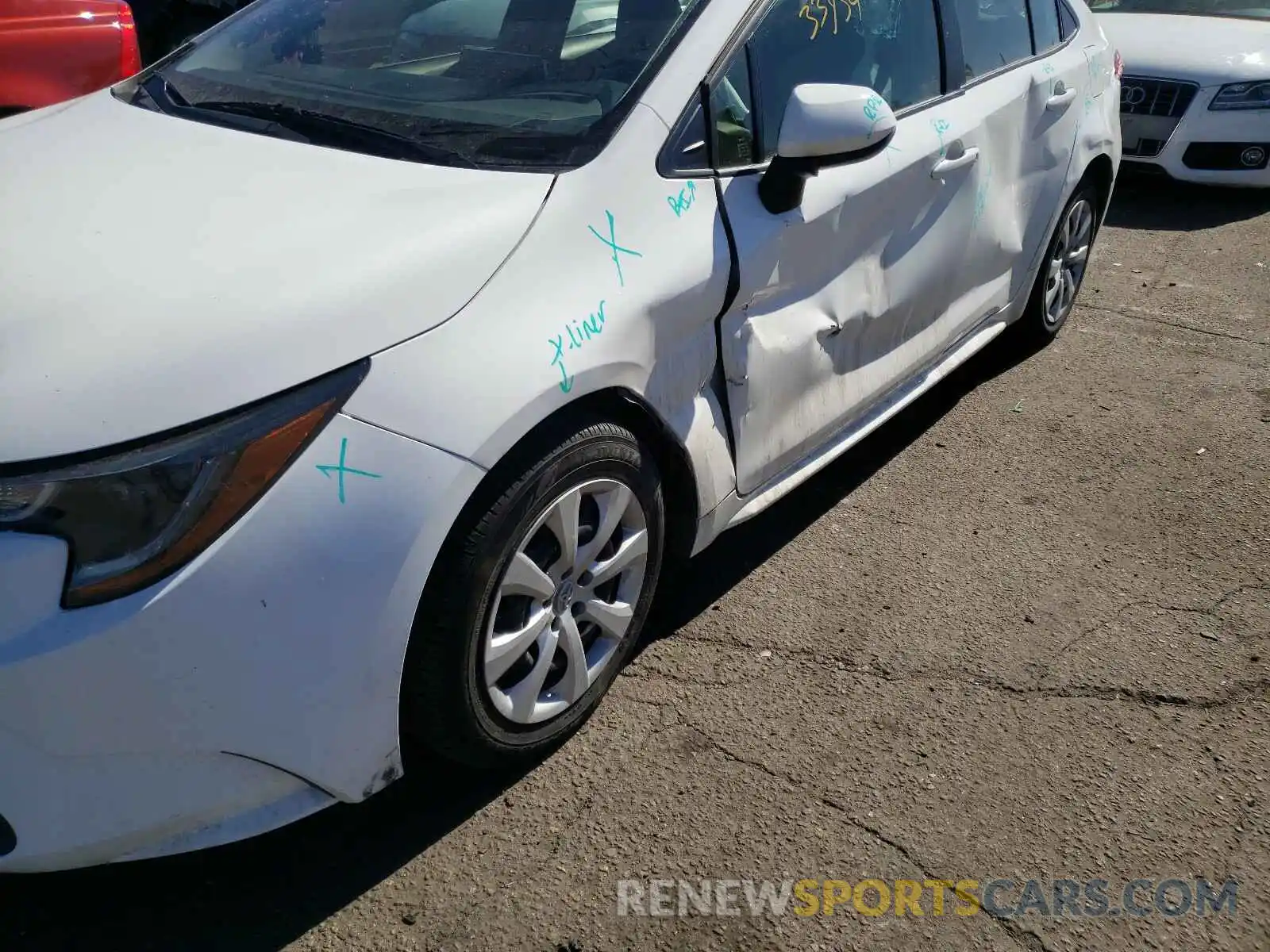 9 Photograph of a damaged car JTDEPRAE2LJ030339 TOYOTA COROLLA 2020