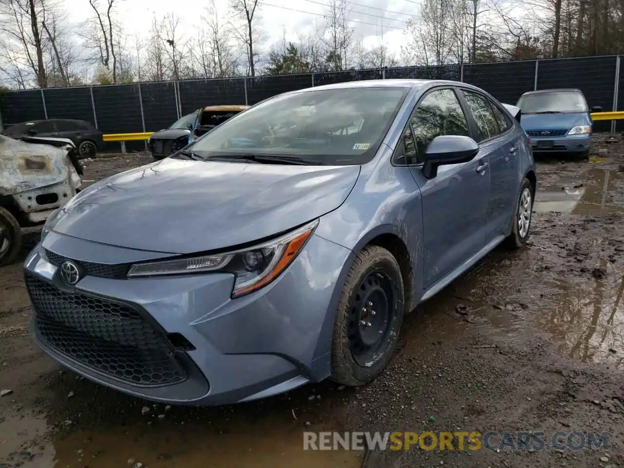 2 Photograph of a damaged car JTDEPRAE2LJ030373 TOYOTA COROLLA 2020