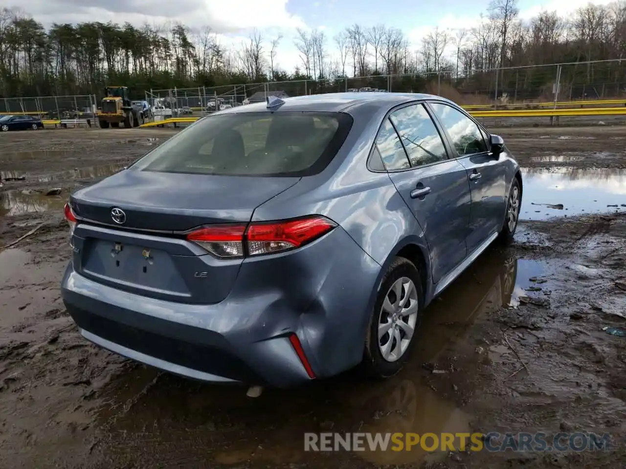 4 Photograph of a damaged car JTDEPRAE2LJ030373 TOYOTA COROLLA 2020