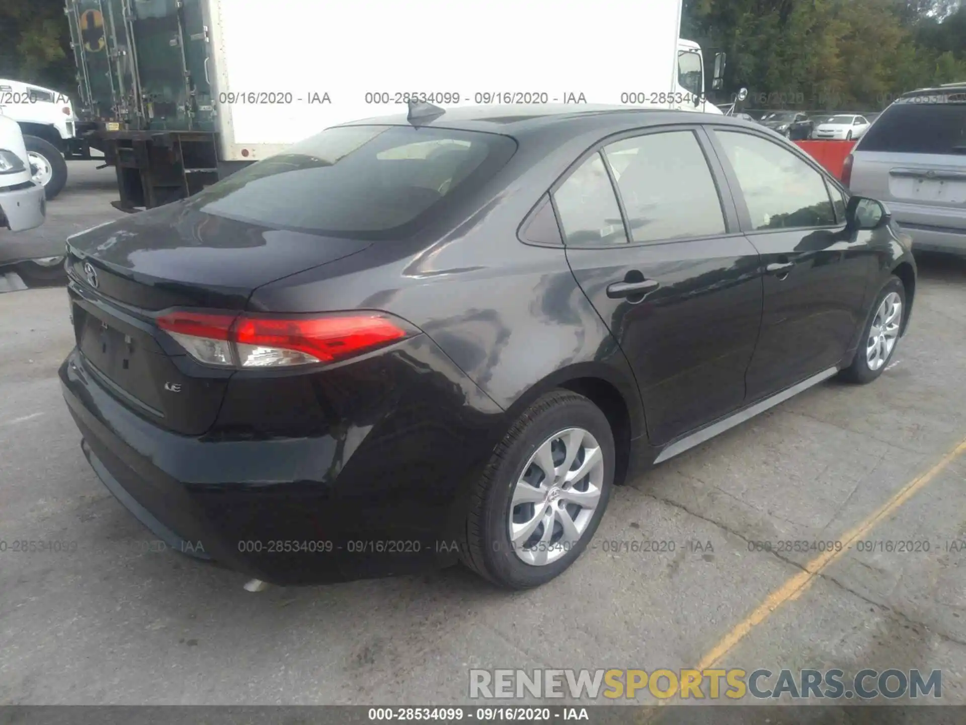 4 Photograph of a damaged car JTDEPRAE2LJ030387 TOYOTA COROLLA 2020