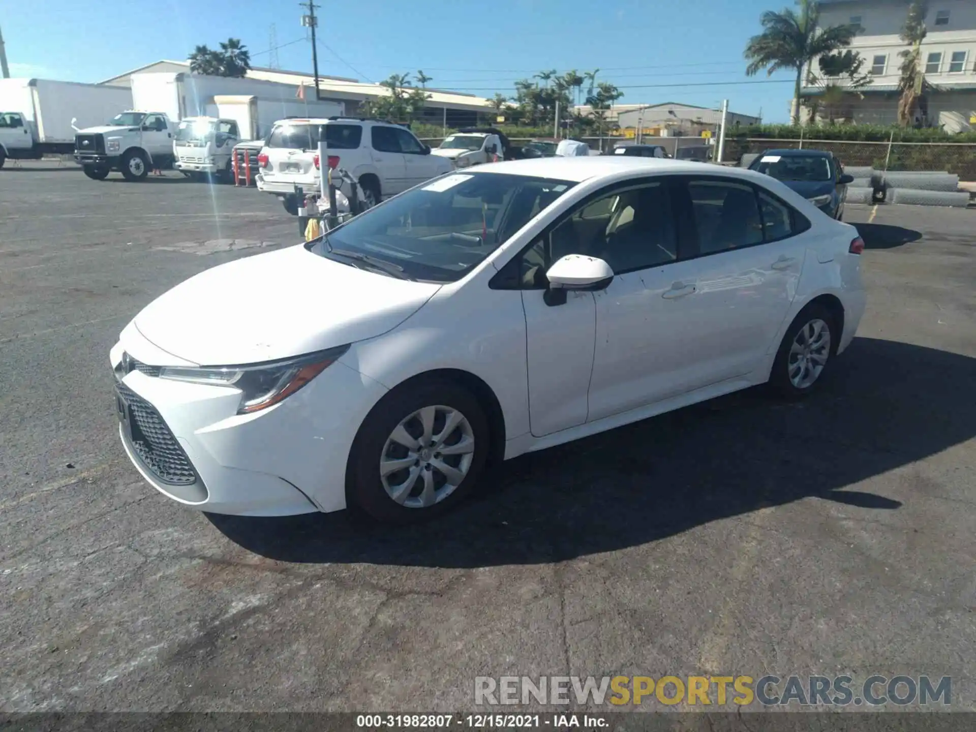 2 Photograph of a damaged car JTDEPRAE2LJ030485 TOYOTA COROLLA 2020