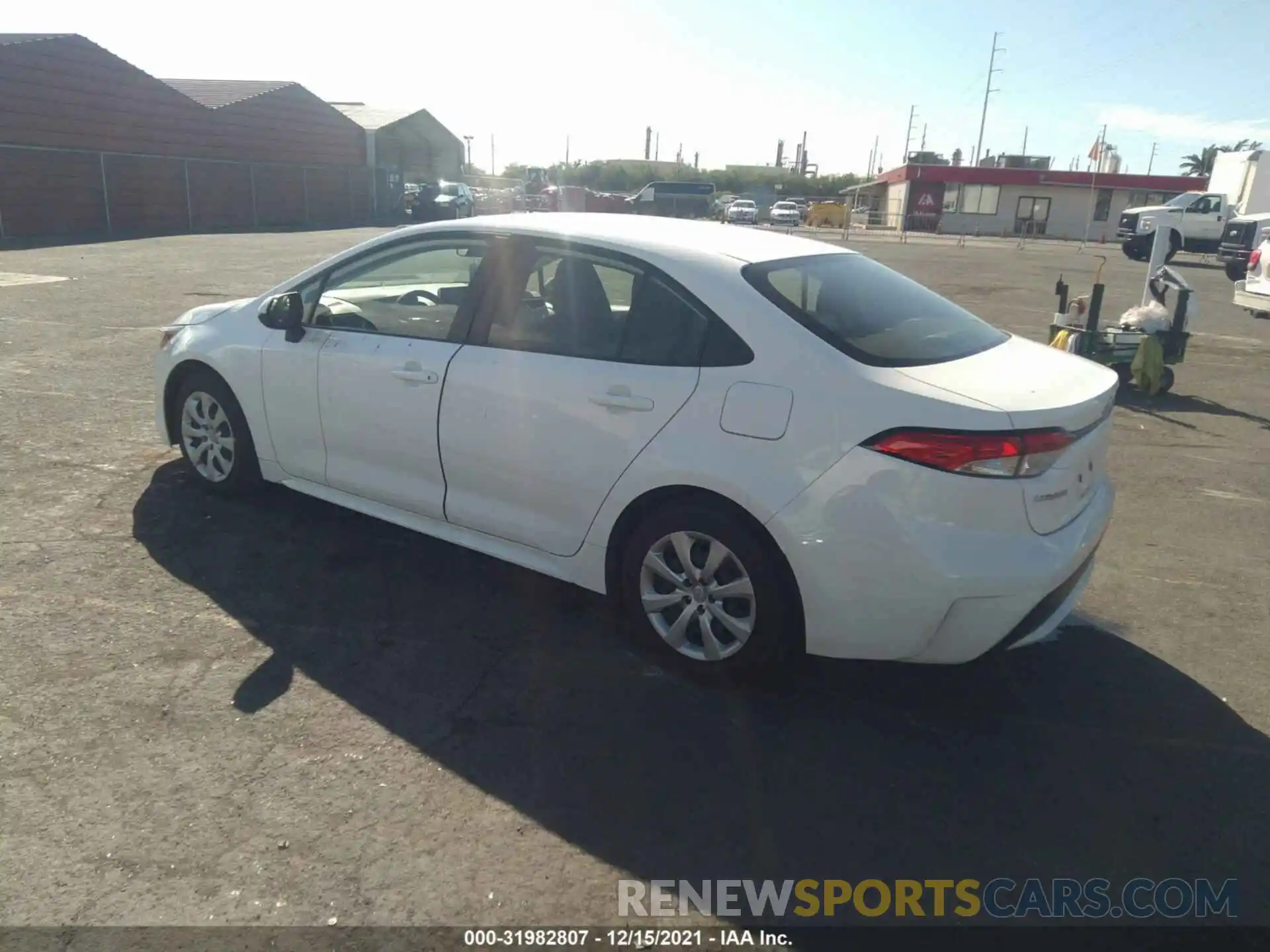 3 Photograph of a damaged car JTDEPRAE2LJ030485 TOYOTA COROLLA 2020