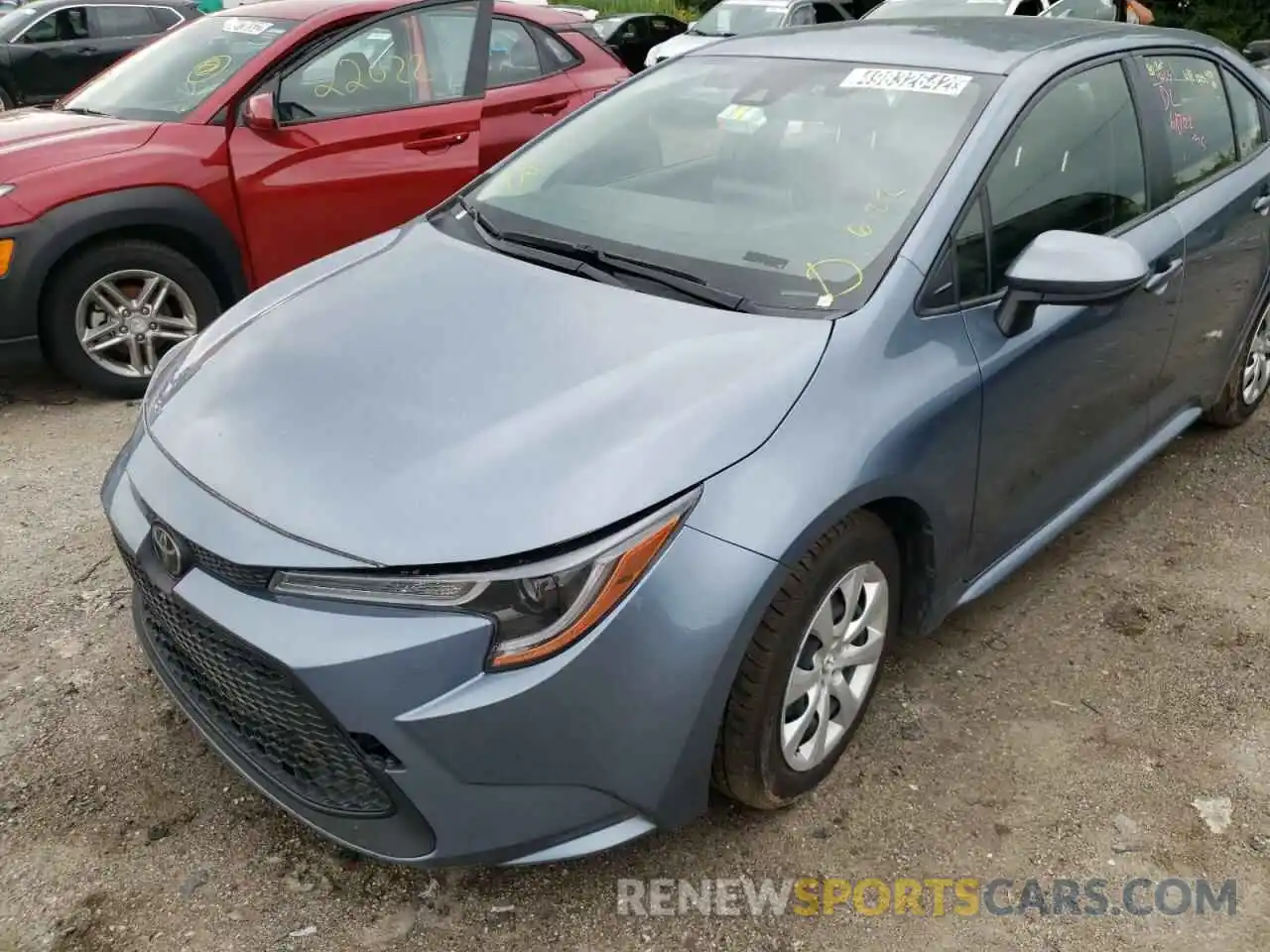 2 Photograph of a damaged car JTDEPRAE2LJ030759 TOYOTA COROLLA 2020