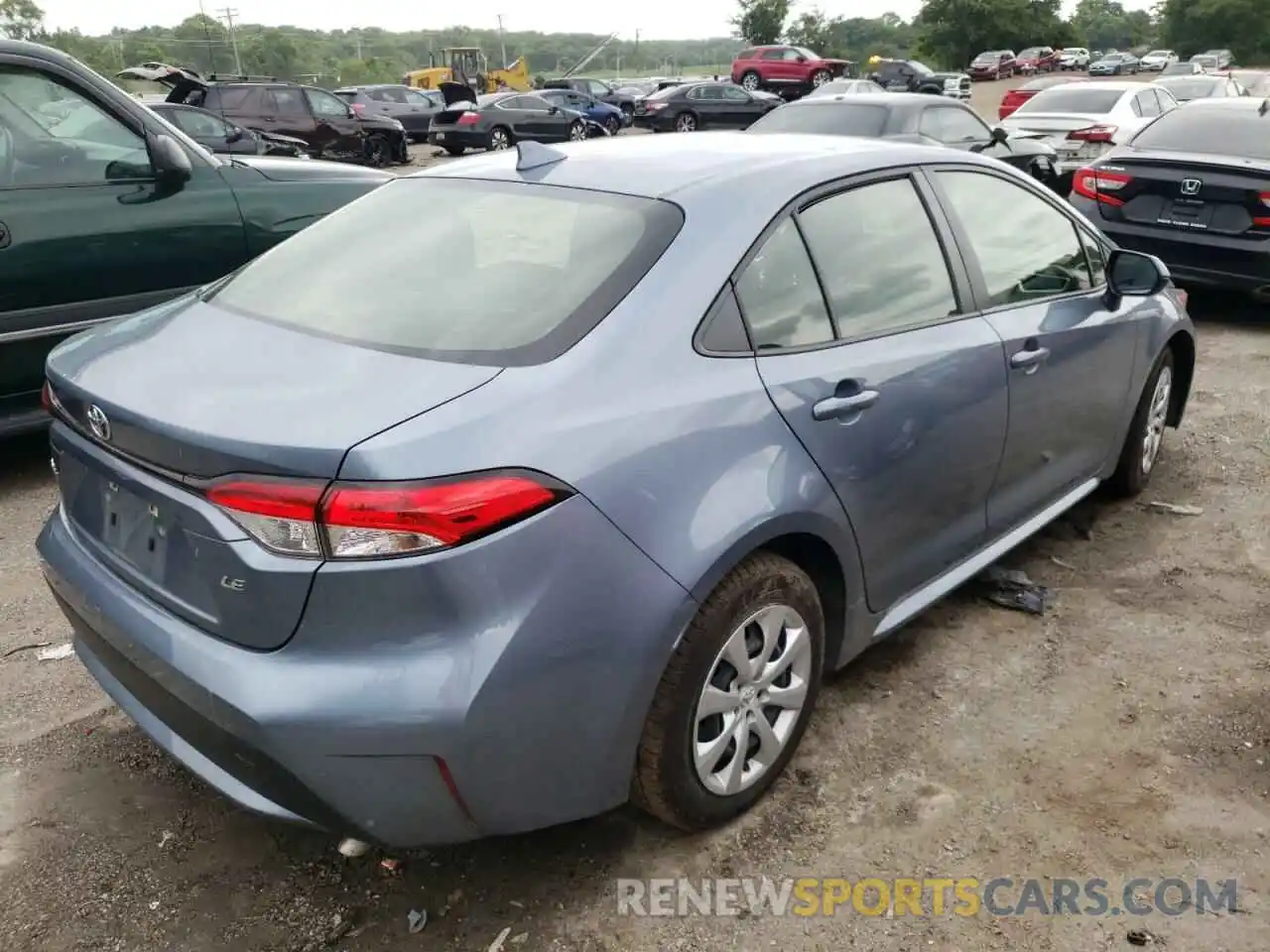 4 Photograph of a damaged car JTDEPRAE2LJ030759 TOYOTA COROLLA 2020