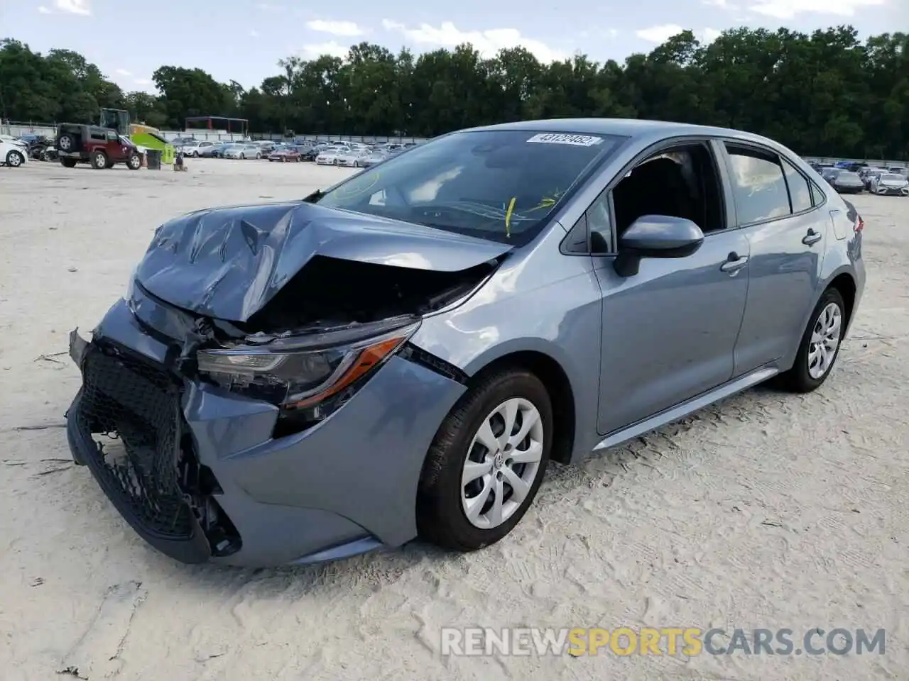 2 Photograph of a damaged car JTDEPRAE2LJ030857 TOYOTA COROLLA 2020