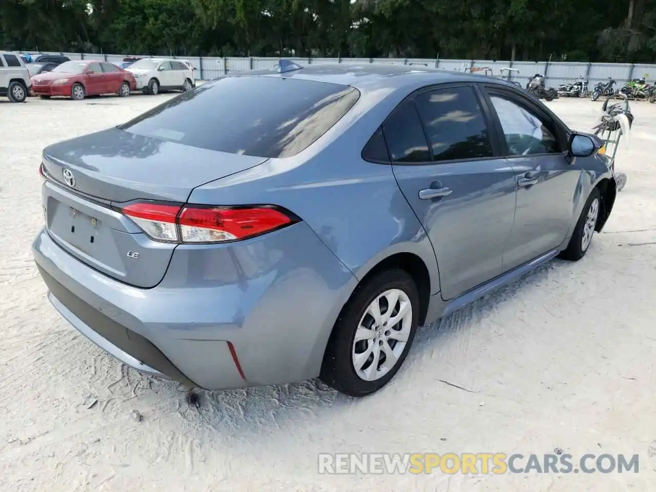 4 Photograph of a damaged car JTDEPRAE2LJ030857 TOYOTA COROLLA 2020