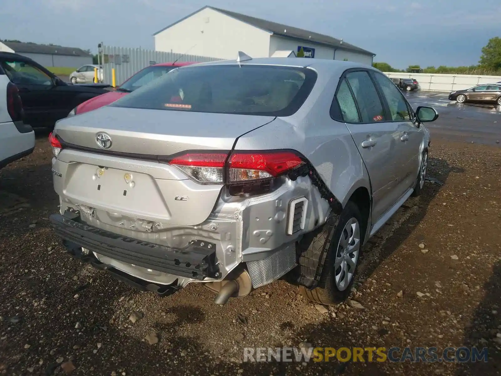 4 Photograph of a damaged car JTDEPRAE2LJ031037 TOYOTA COROLLA 2020