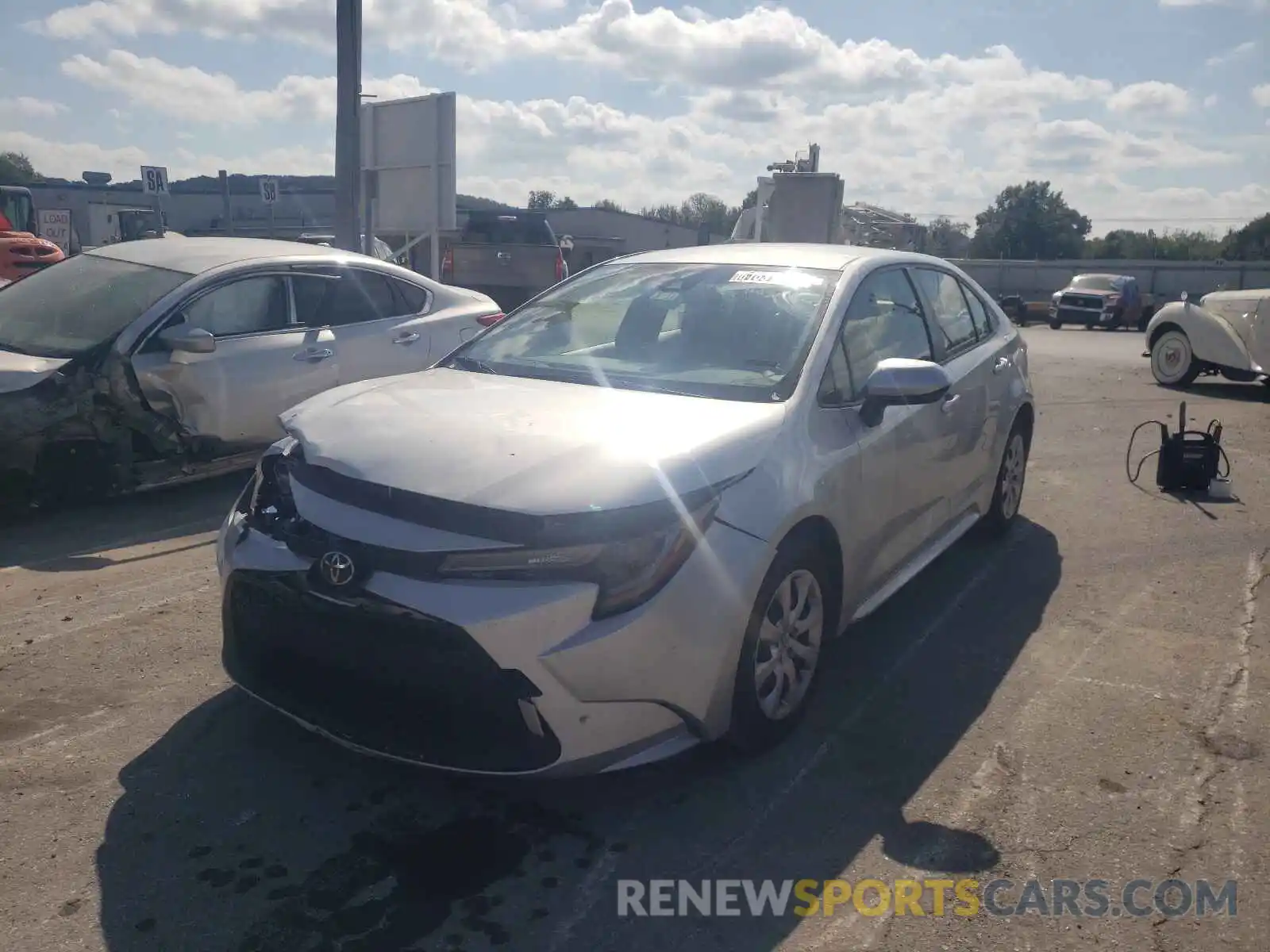 2 Photograph of a damaged car JTDEPRAE2LJ031278 TOYOTA COROLLA 2020