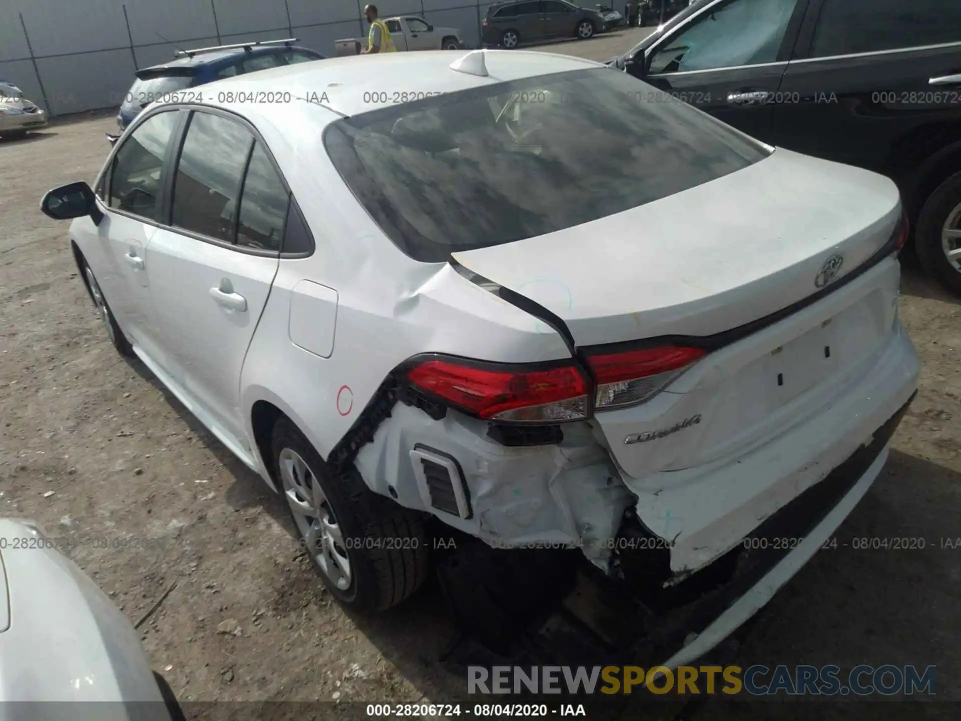 6 Photograph of a damaged car JTDEPRAE2LJ031300 TOYOTA COROLLA 2020