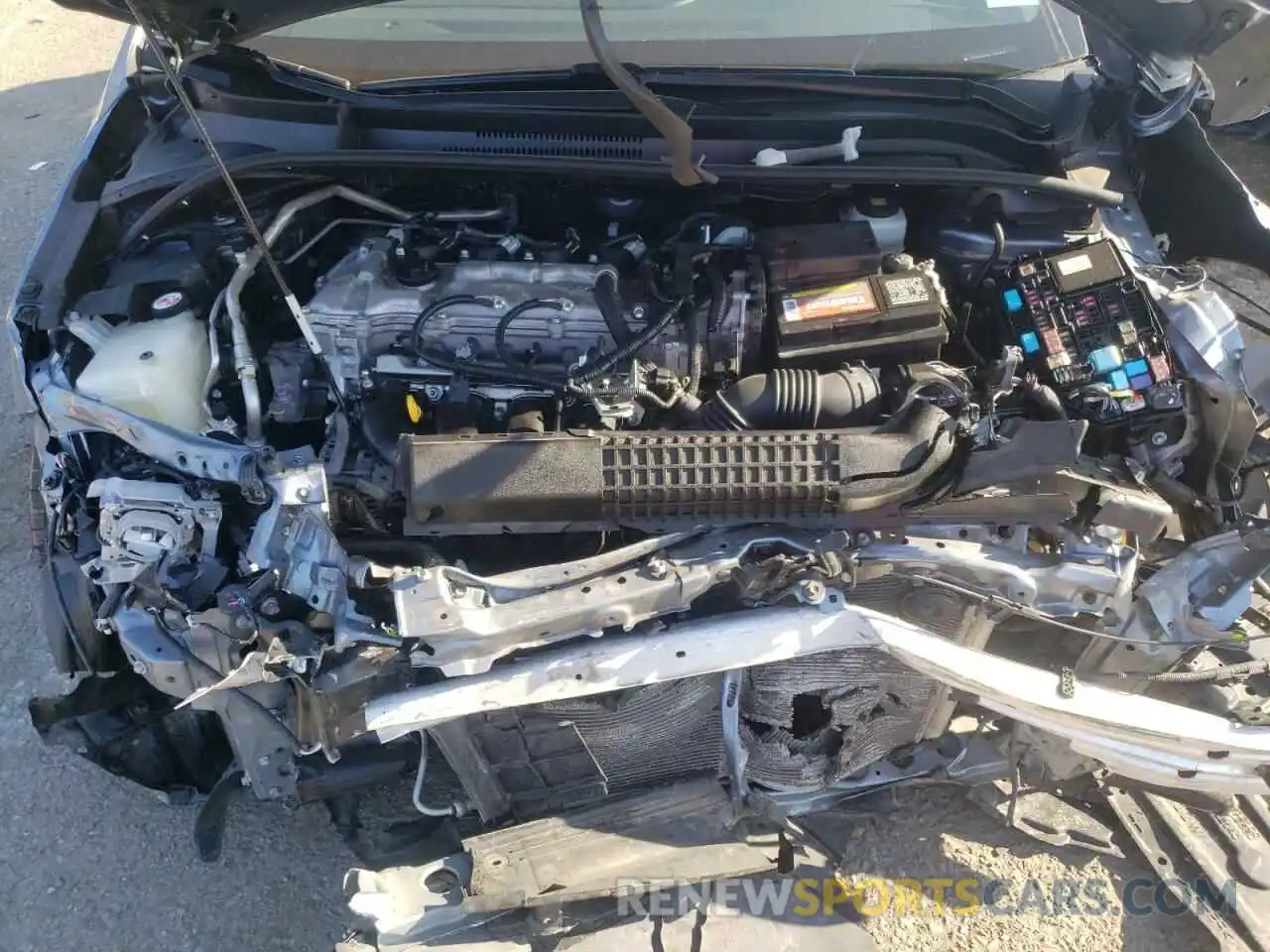 7 Photograph of a damaged car JTDEPRAE2LJ032043 TOYOTA COROLLA 2020