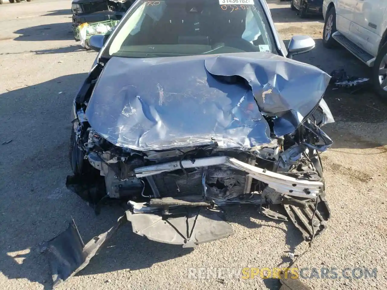 9 Photograph of a damaged car JTDEPRAE2LJ032043 TOYOTA COROLLA 2020