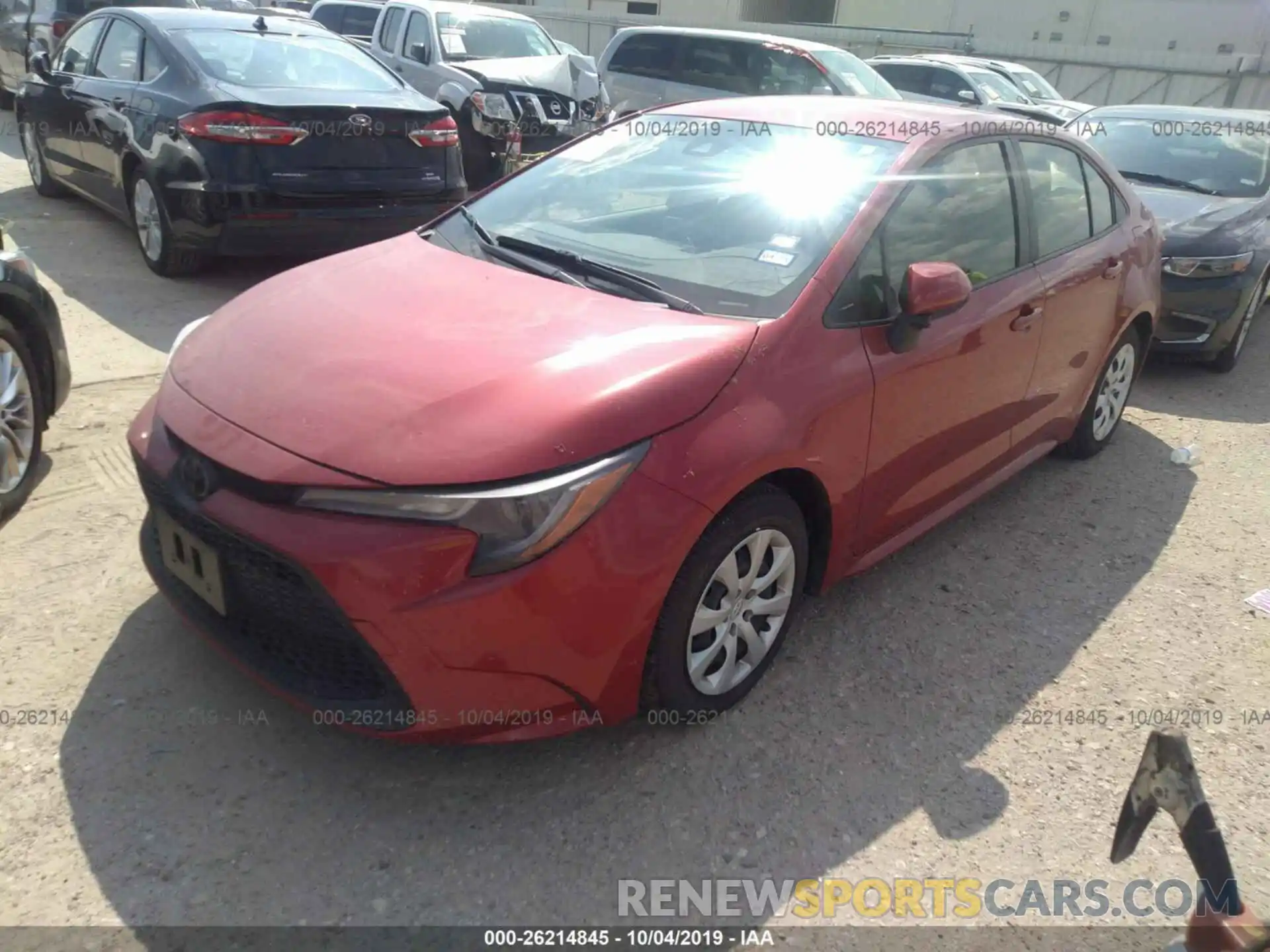 2 Photograph of a damaged car JTDEPRAE2LJ032091 TOYOTA COROLLA 2020