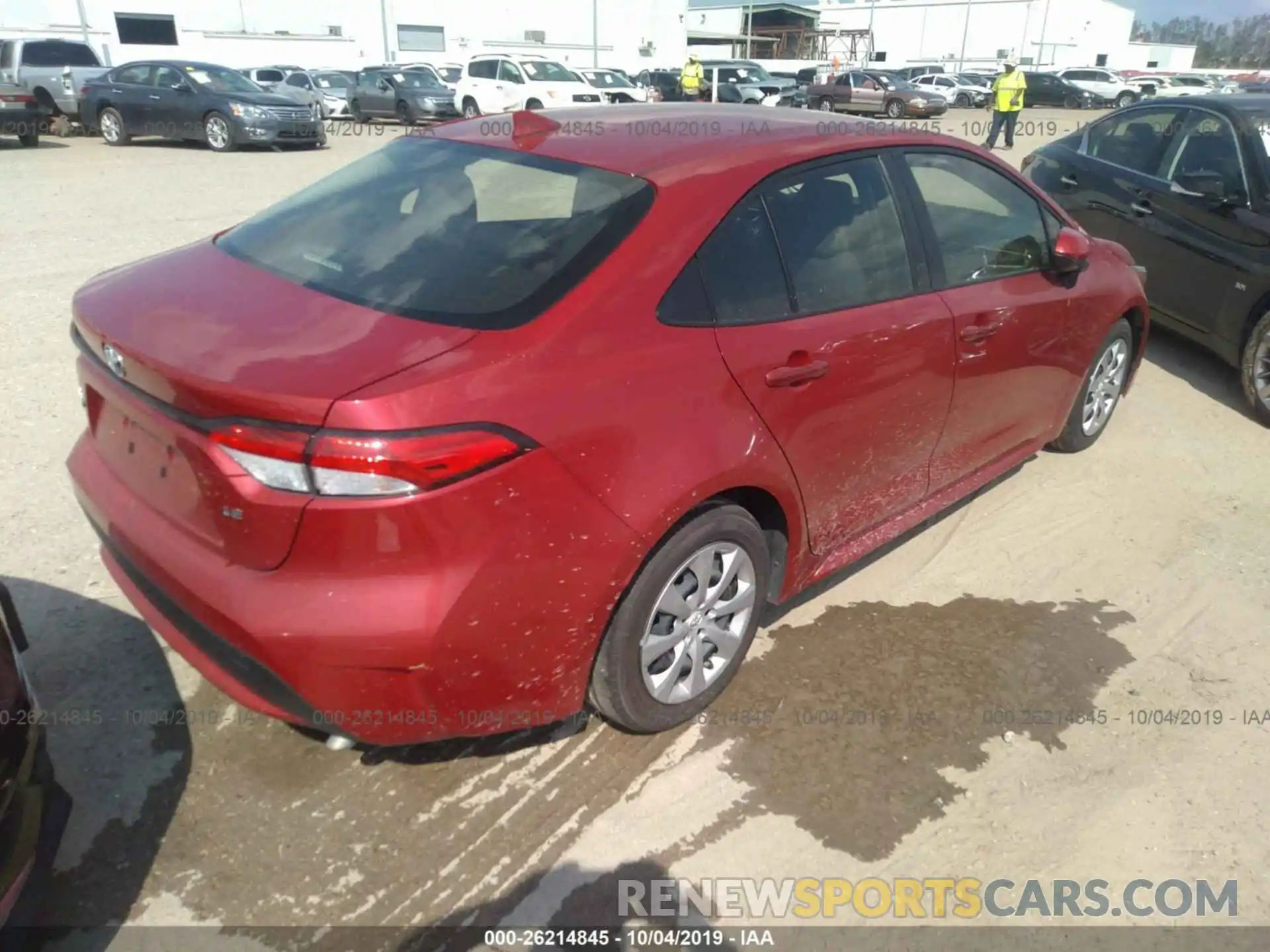 4 Photograph of a damaged car JTDEPRAE2LJ032091 TOYOTA COROLLA 2020