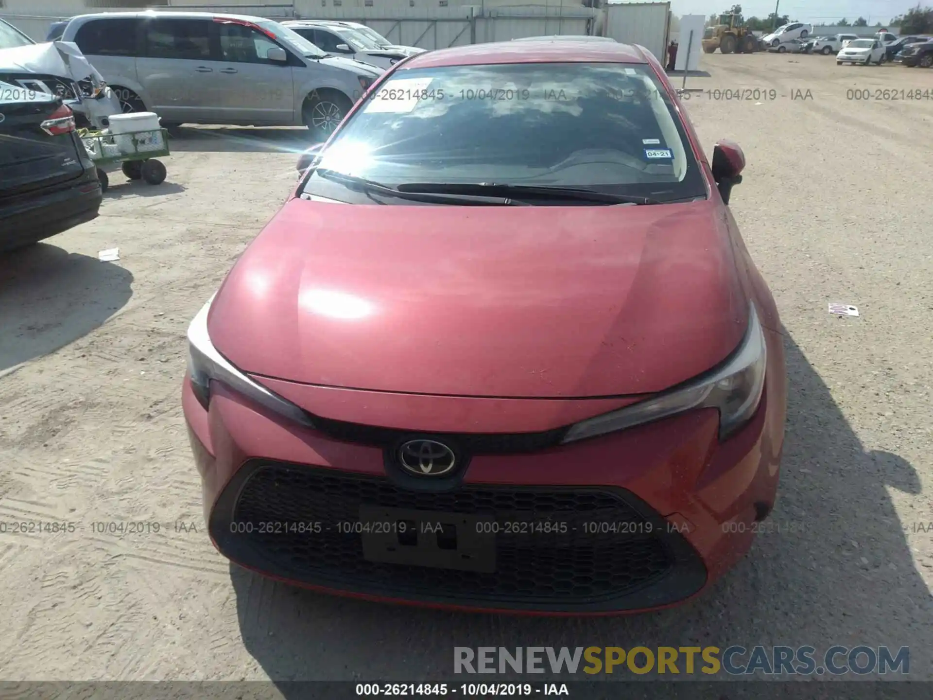 6 Photograph of a damaged car JTDEPRAE2LJ032091 TOYOTA COROLLA 2020