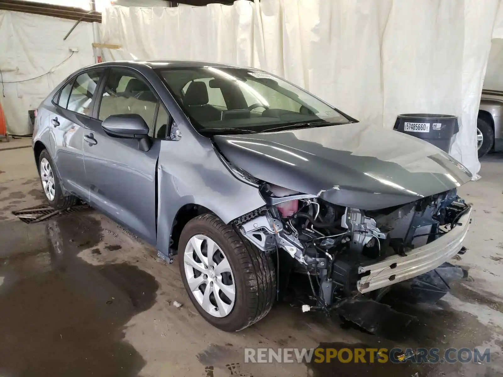 1 Photograph of a damaged car JTDEPRAE2LJ032270 TOYOTA COROLLA 2020