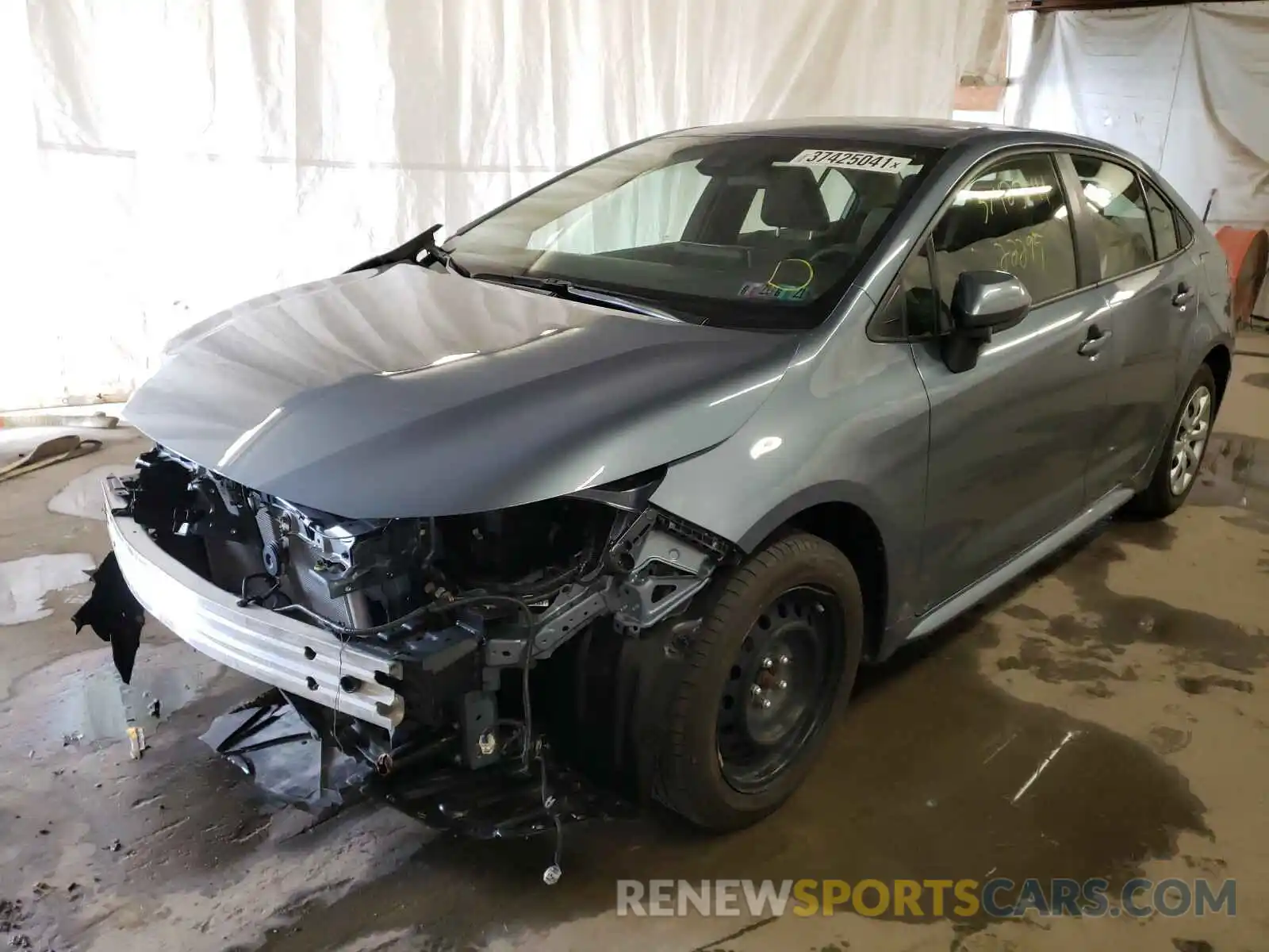 2 Photograph of a damaged car JTDEPRAE2LJ032270 TOYOTA COROLLA 2020