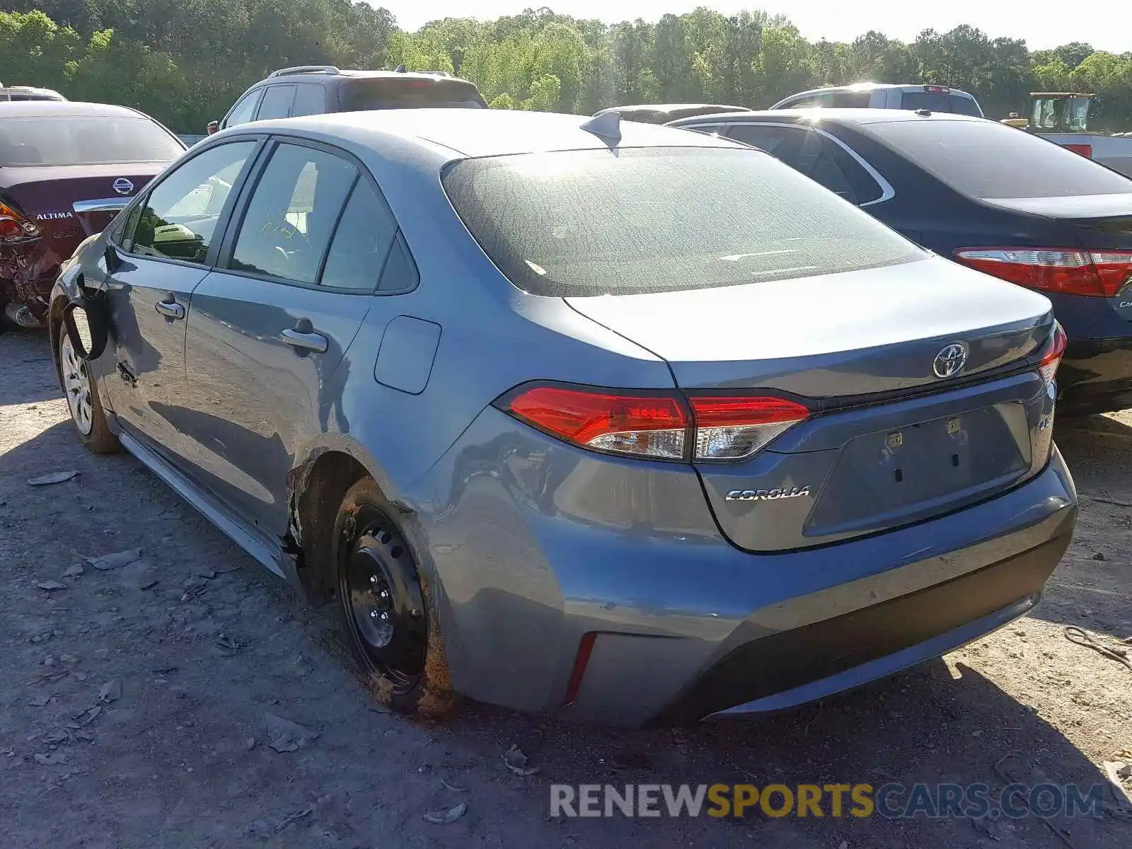 3 Photograph of a damaged car JTDEPRAE2LJ032513 TOYOTA COROLLA 2020