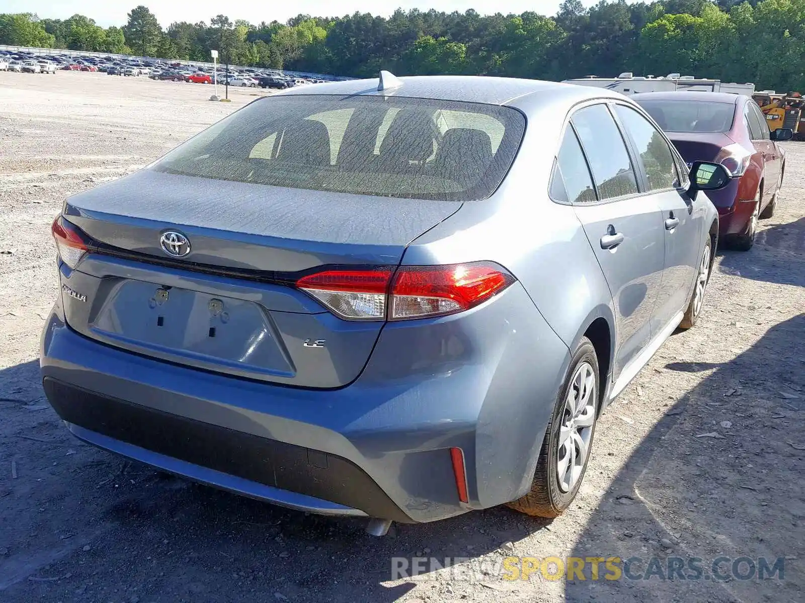 4 Photograph of a damaged car JTDEPRAE2LJ032513 TOYOTA COROLLA 2020