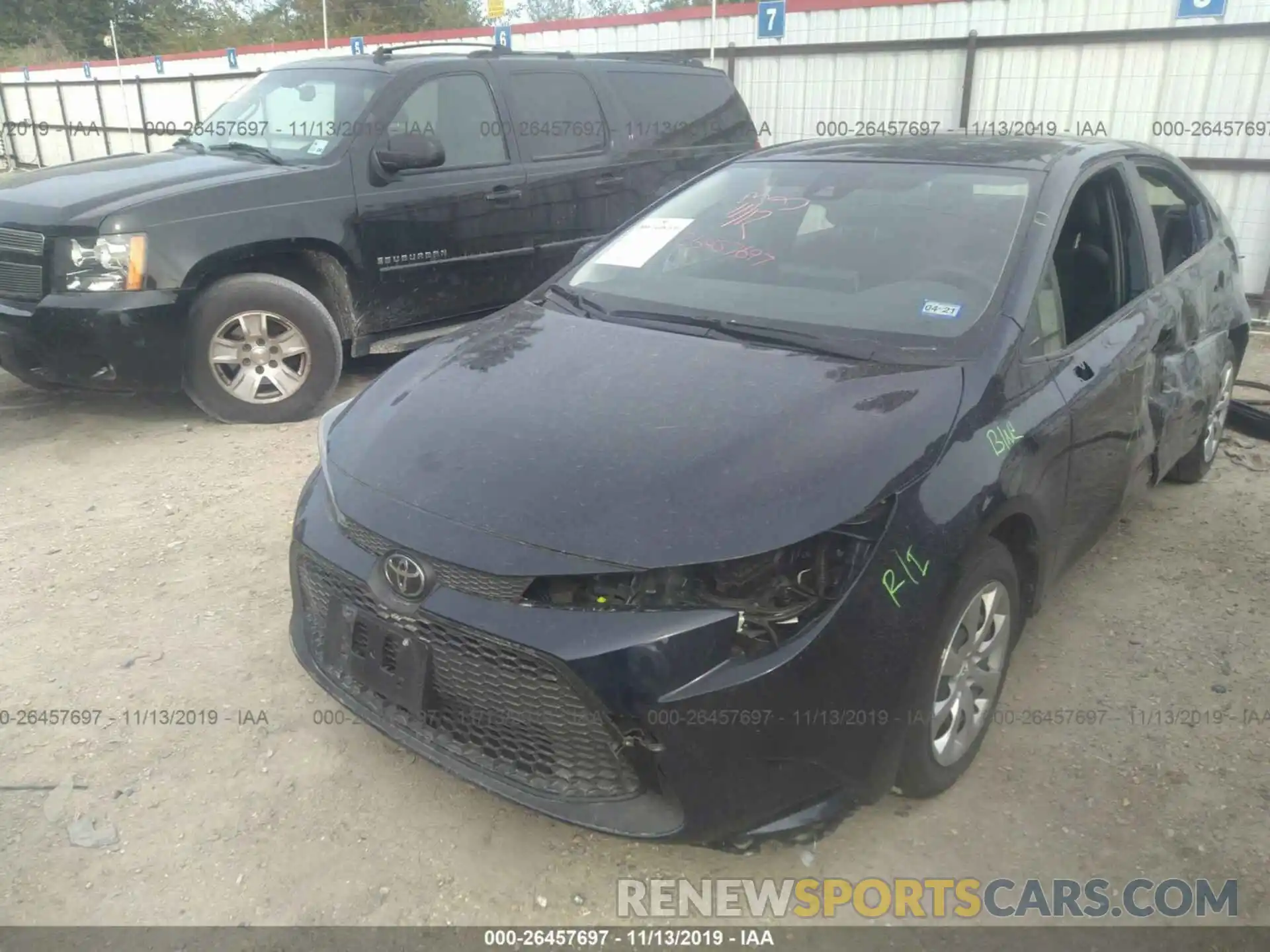 2 Photograph of a damaged car JTDEPRAE2LJ032561 TOYOTA COROLLA 2020