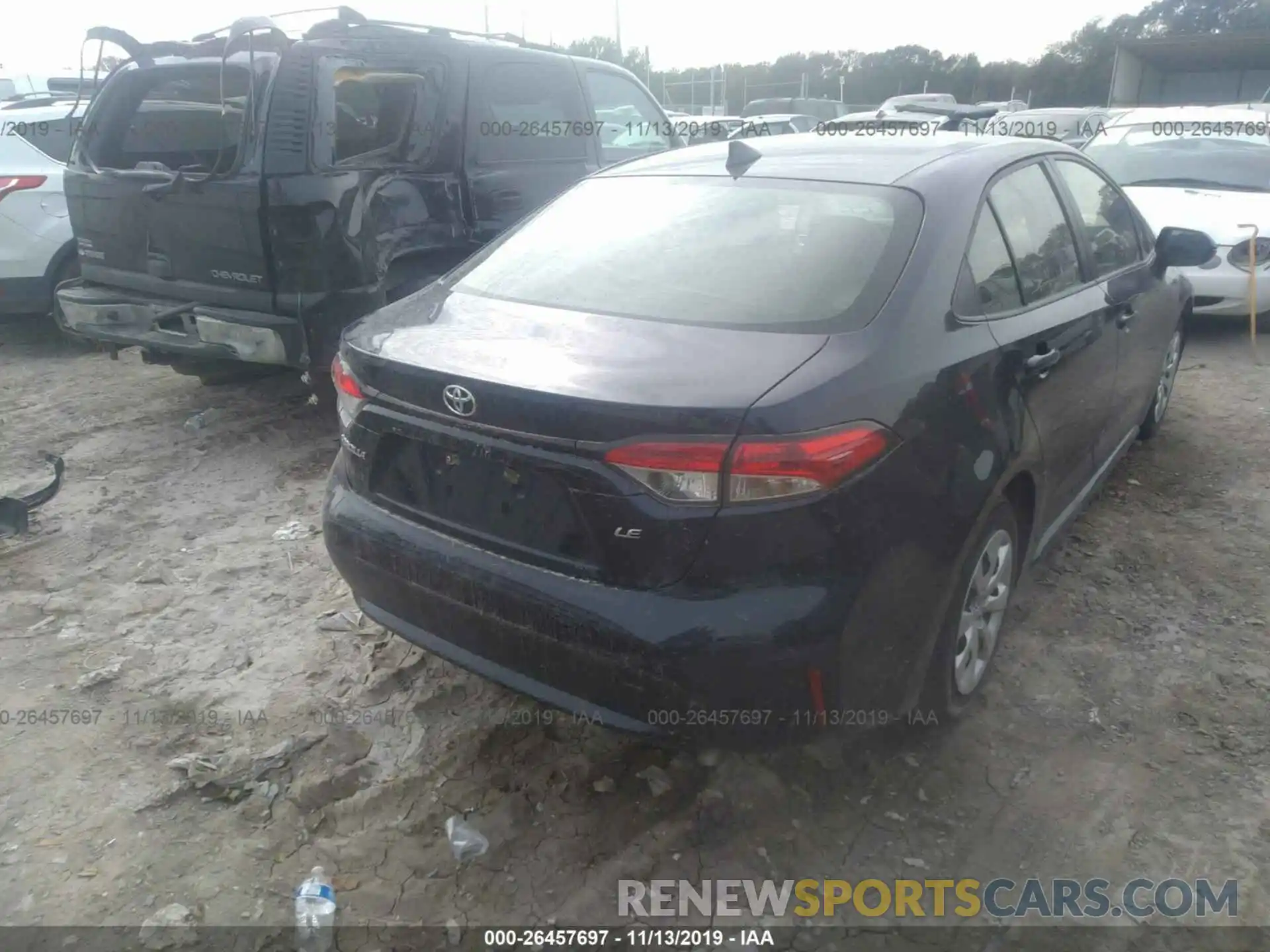 4 Photograph of a damaged car JTDEPRAE2LJ032561 TOYOTA COROLLA 2020