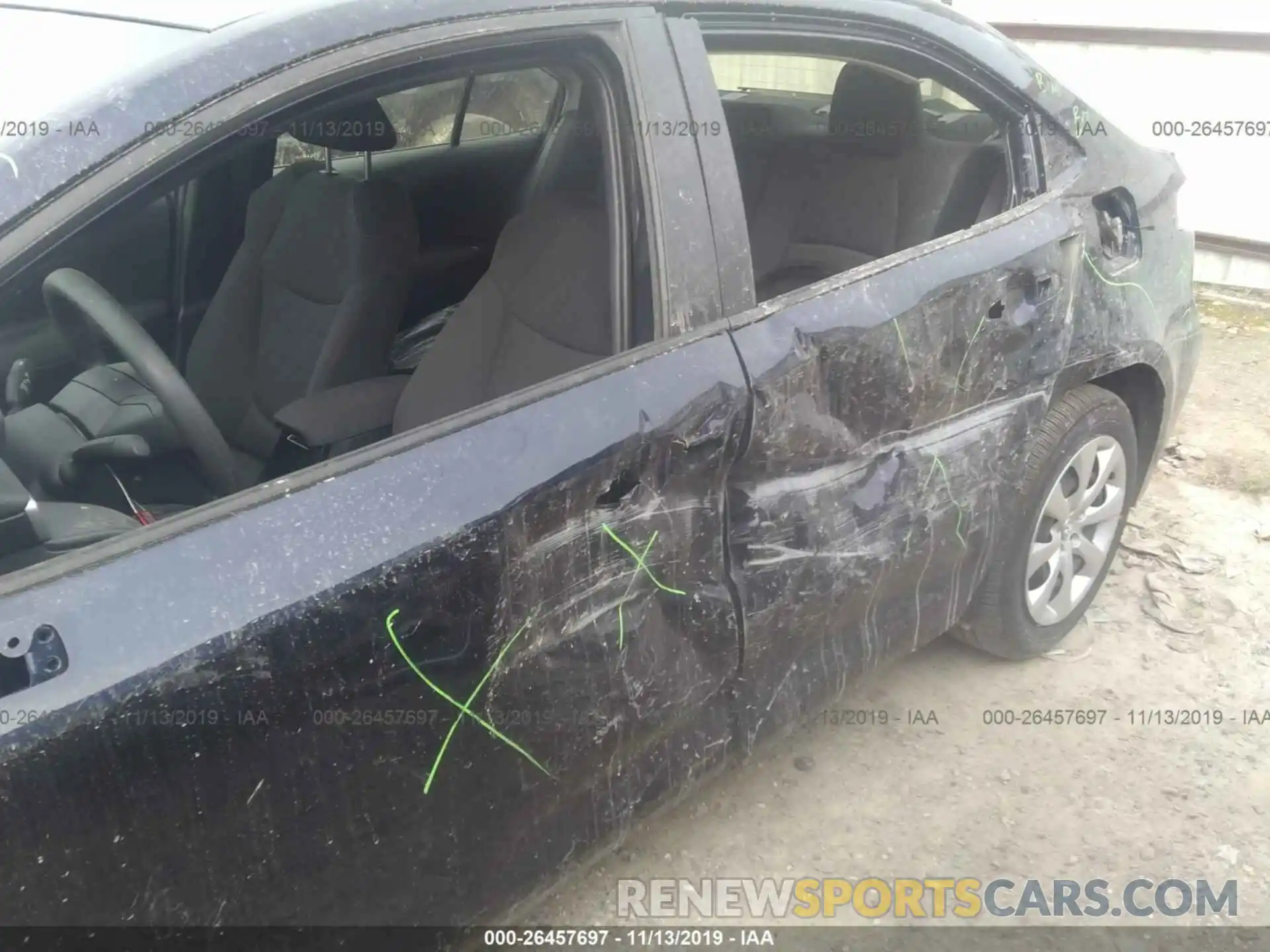 6 Photograph of a damaged car JTDEPRAE2LJ032561 TOYOTA COROLLA 2020