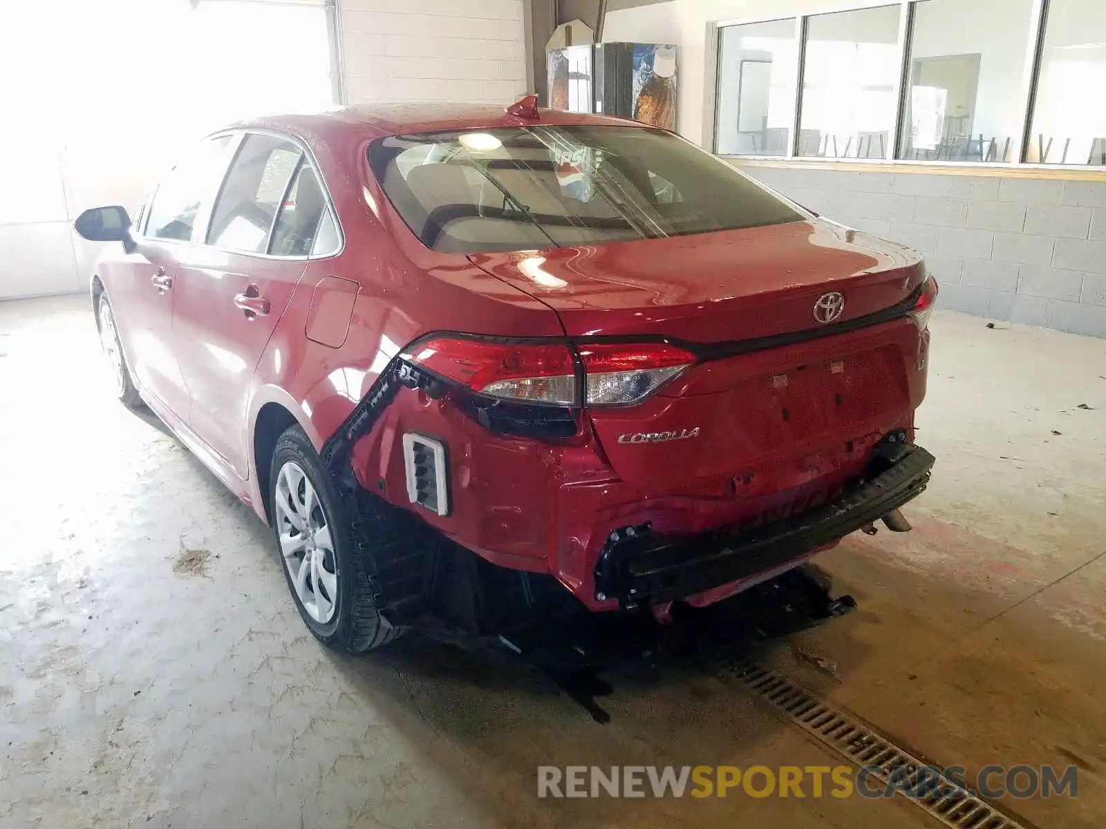 3 Photograph of a damaged car JTDEPRAE2LJ033340 TOYOTA COROLLA 2020