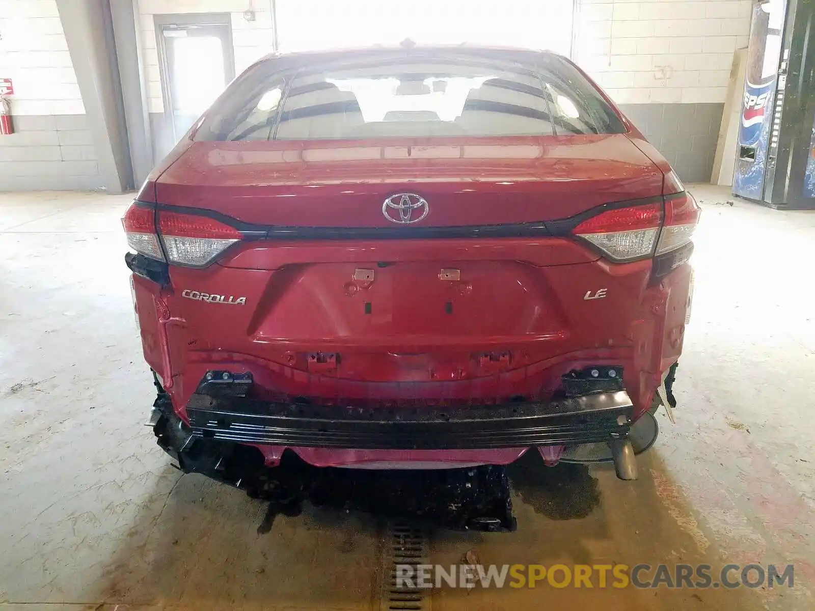 9 Photograph of a damaged car JTDEPRAE2LJ033340 TOYOTA COROLLA 2020