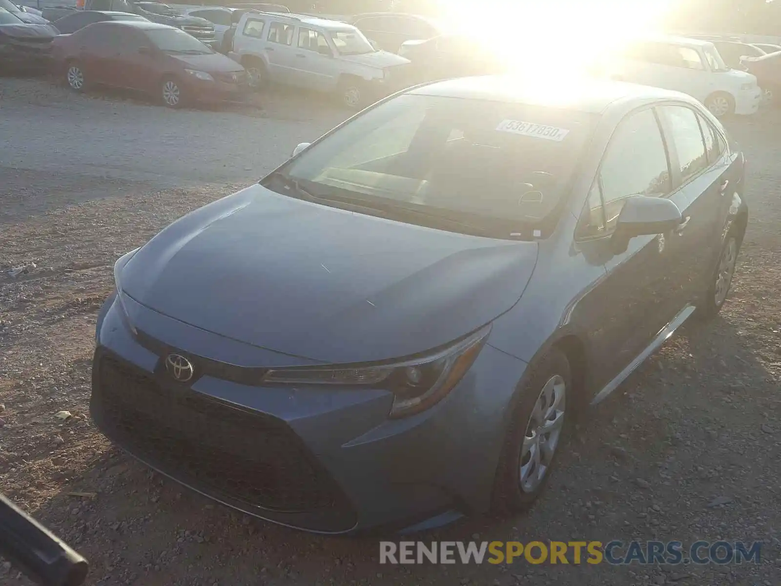 2 Photograph of a damaged car JTDEPRAE2LJ033743 TOYOTA COROLLA 2020