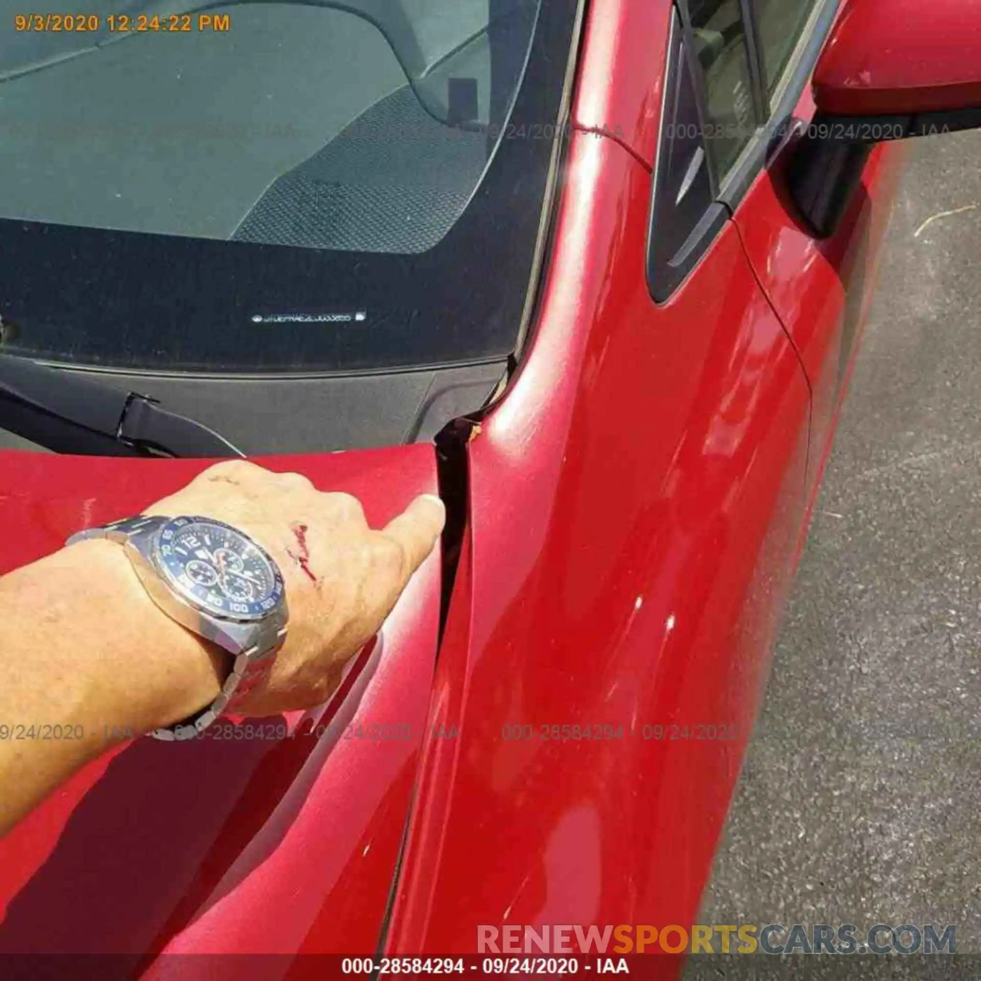 13 Photograph of a damaged car JTDEPRAE2LJ033855 TOYOTA COROLLA 2020