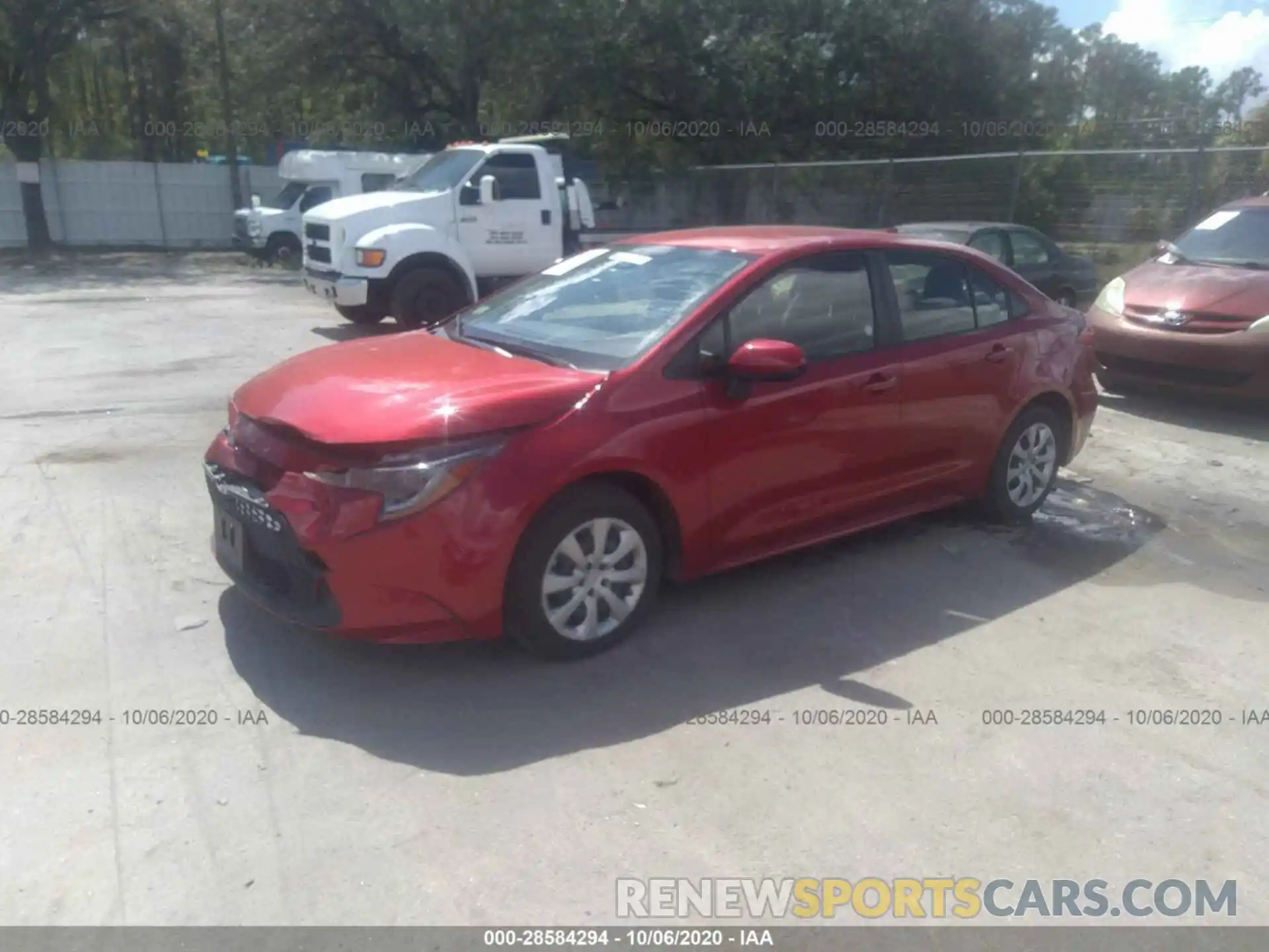 2 Photograph of a damaged car JTDEPRAE2LJ033855 TOYOTA COROLLA 2020