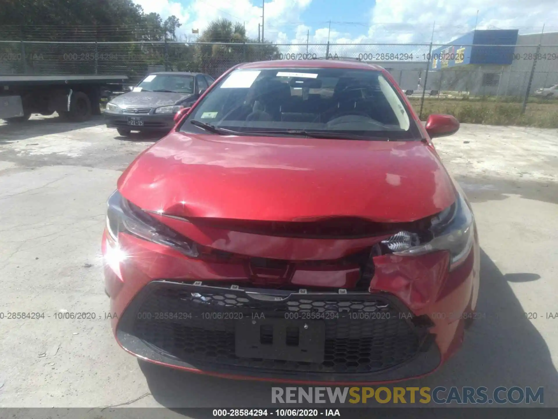 6 Photograph of a damaged car JTDEPRAE2LJ033855 TOYOTA COROLLA 2020