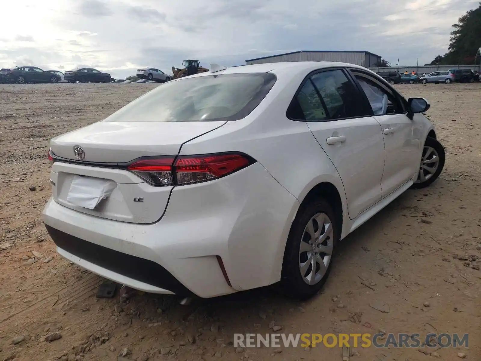 4 Photograph of a damaged car JTDEPRAE2LJ034066 TOYOTA COROLLA 2020