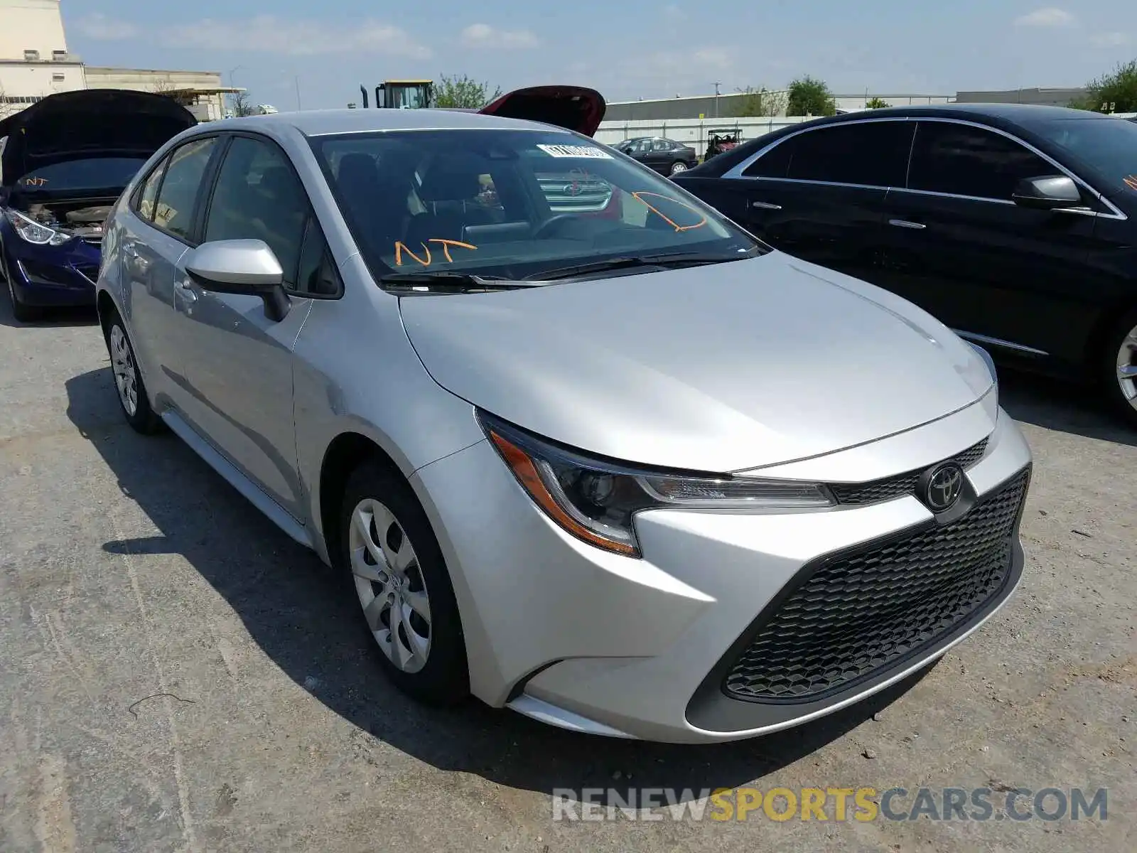 1 Photograph of a damaged car JTDEPRAE2LJ034634 TOYOTA COROLLA 2020