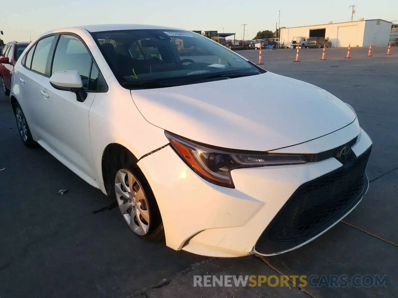 1 Photograph of a damaged car JTDEPRAE2LJ034875 TOYOTA COROLLA 2020