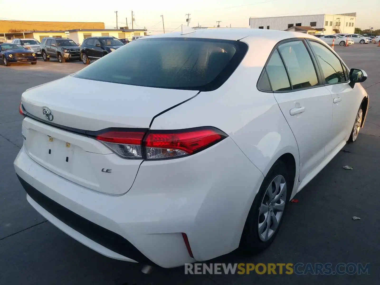 4 Photograph of a damaged car JTDEPRAE2LJ034875 TOYOTA COROLLA 2020