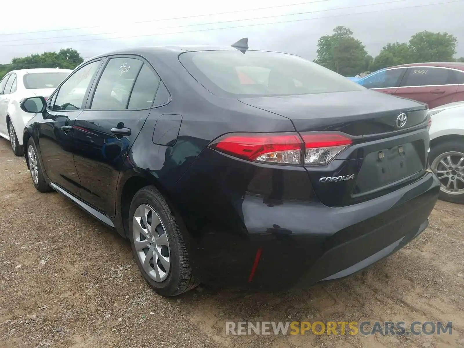 3 Photograph of a damaged car JTDEPRAE2LJ034942 TOYOTA COROLLA 2020