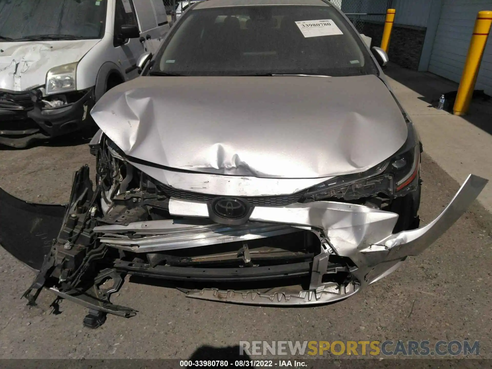 6 Photograph of a damaged car JTDEPRAE2LJ035119 TOYOTA COROLLA 2020