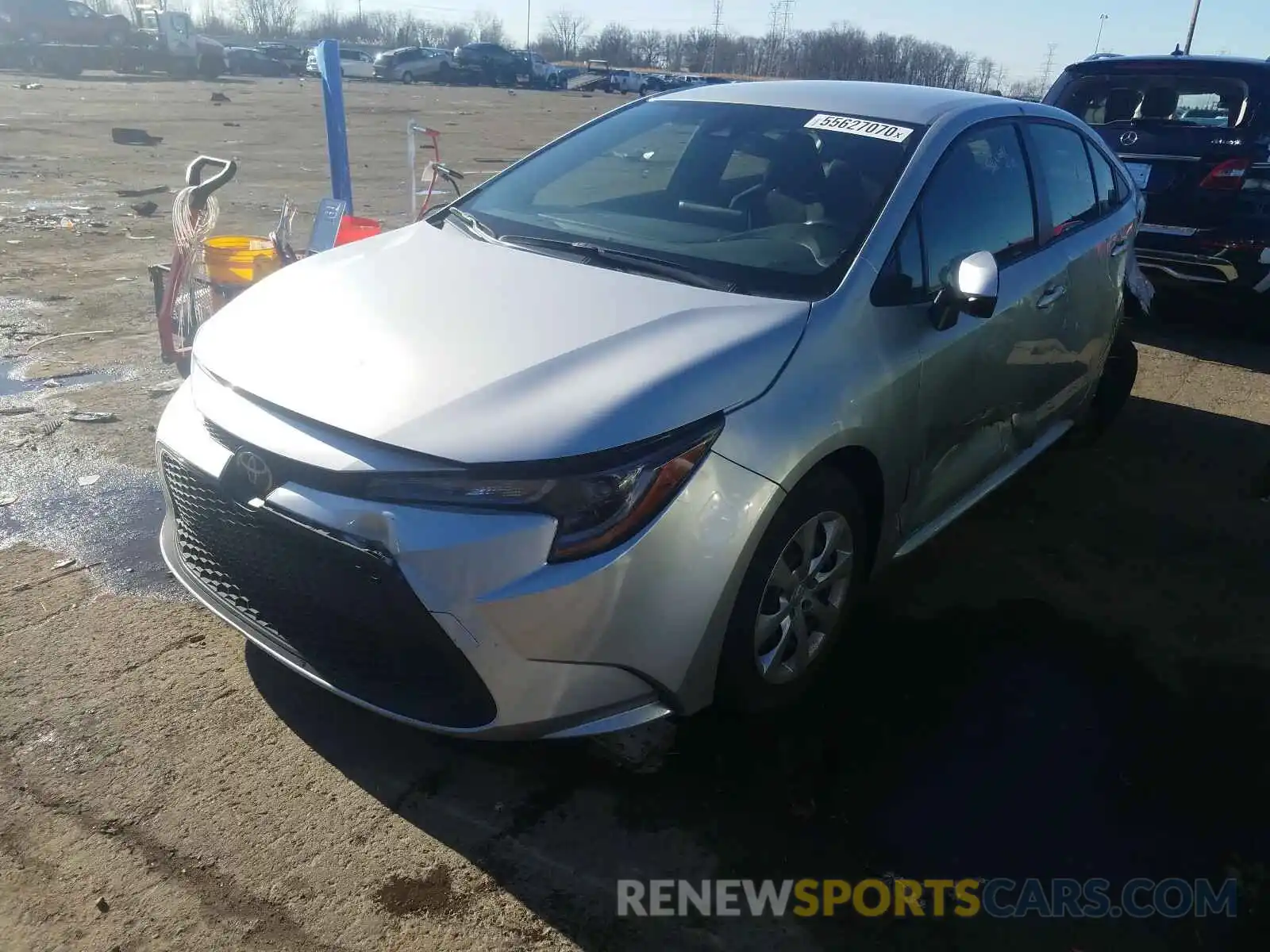 2 Photograph of a damaged car JTDEPRAE2LJ035234 TOYOTA COROLLA 2020