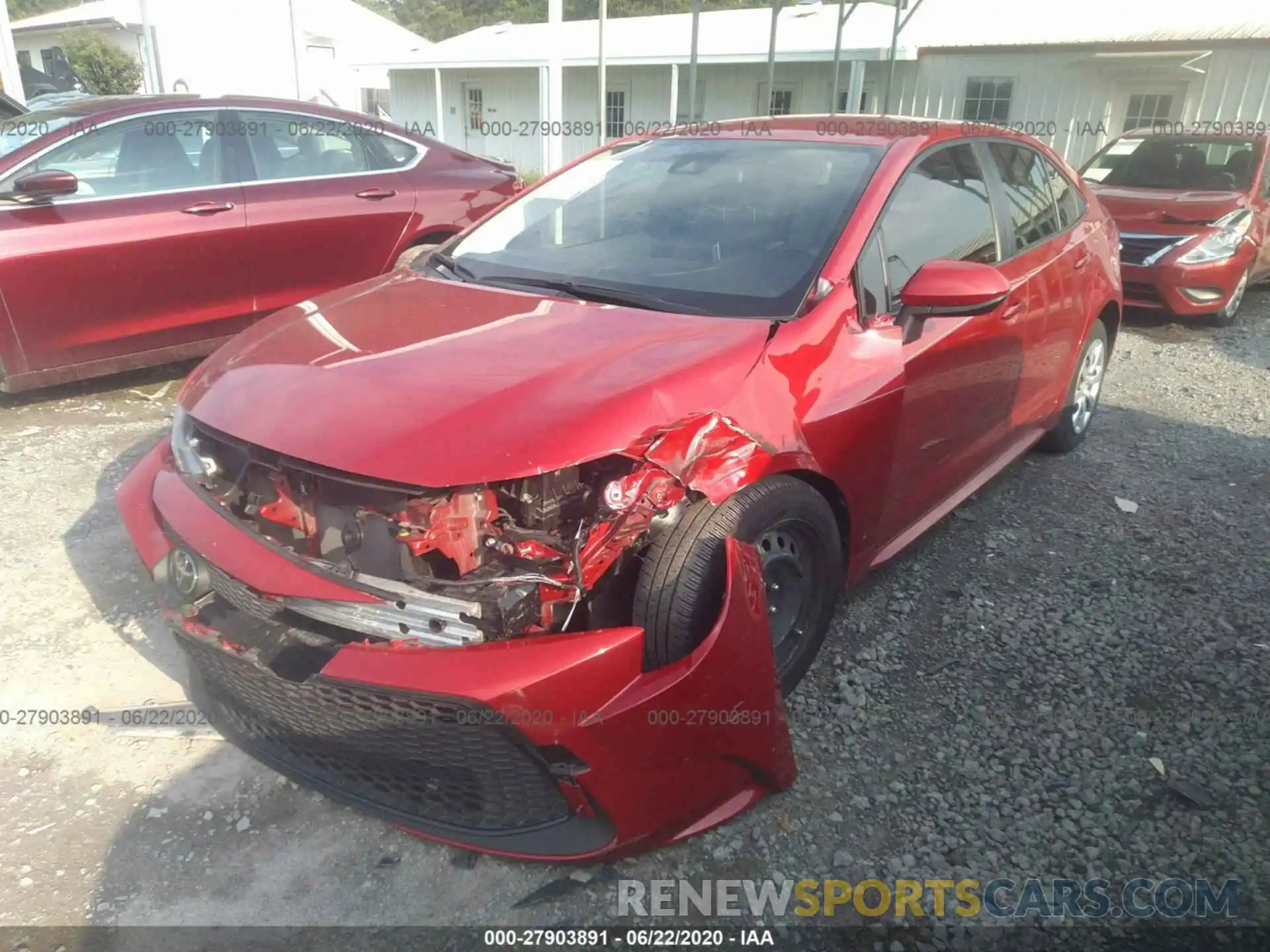 2 Photograph of a damaged car JTDEPRAE2LJ035797 TOYOTA COROLLA 2020