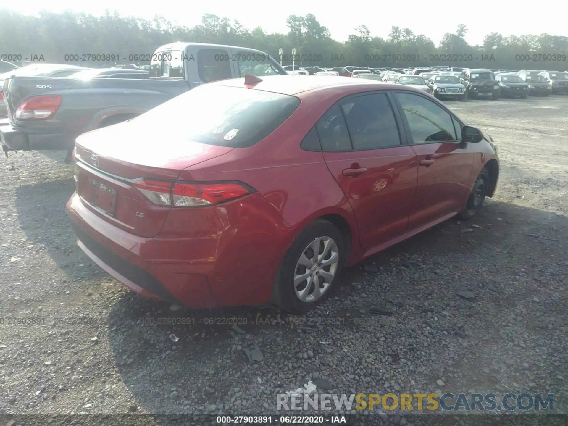 4 Photograph of a damaged car JTDEPRAE2LJ035797 TOYOTA COROLLA 2020