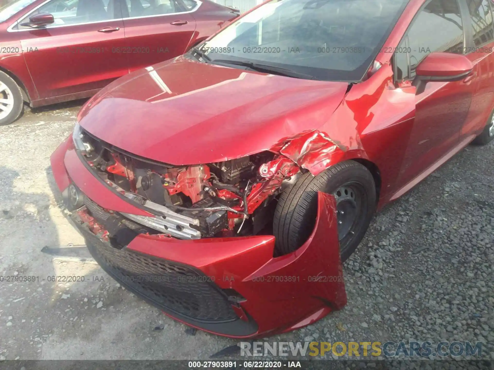 6 Photograph of a damaged car JTDEPRAE2LJ035797 TOYOTA COROLLA 2020