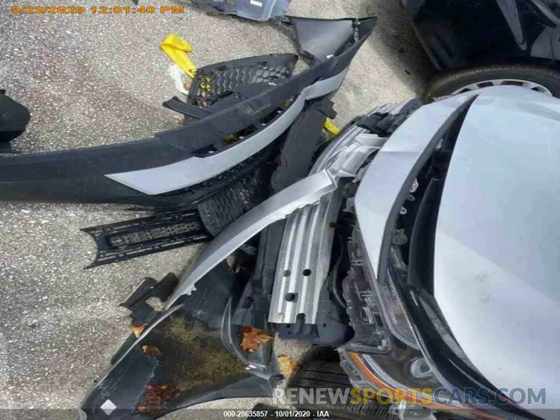 12 Photograph of a damaged car JTDEPRAE2LJ036304 TOYOTA COROLLA 2020