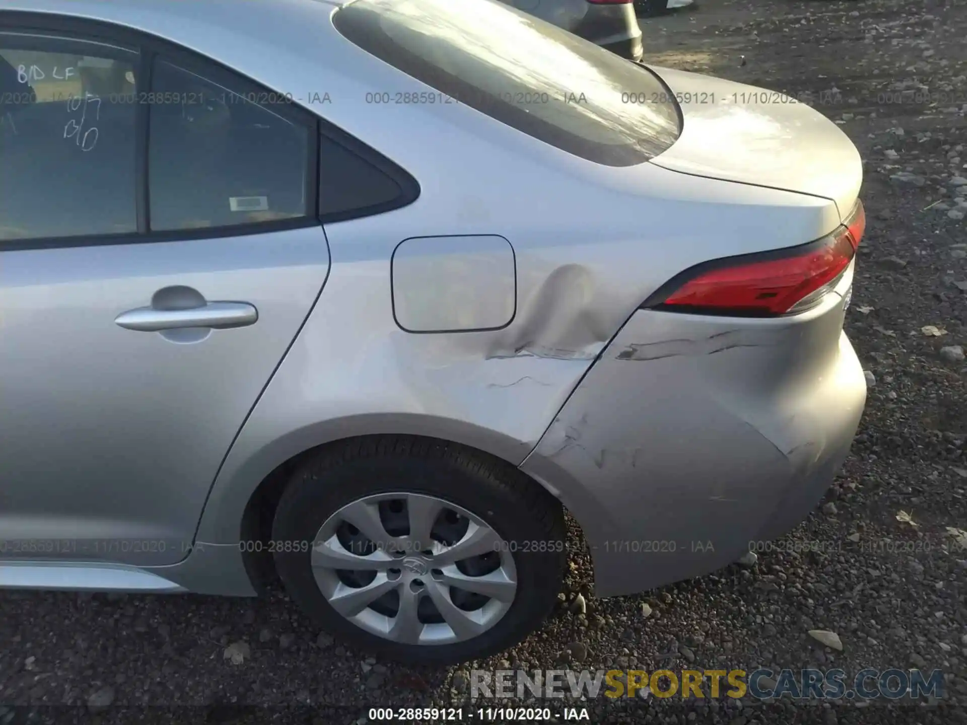 6 Photograph of a damaged car JTDEPRAE2LJ036576 TOYOTA COROLLA 2020