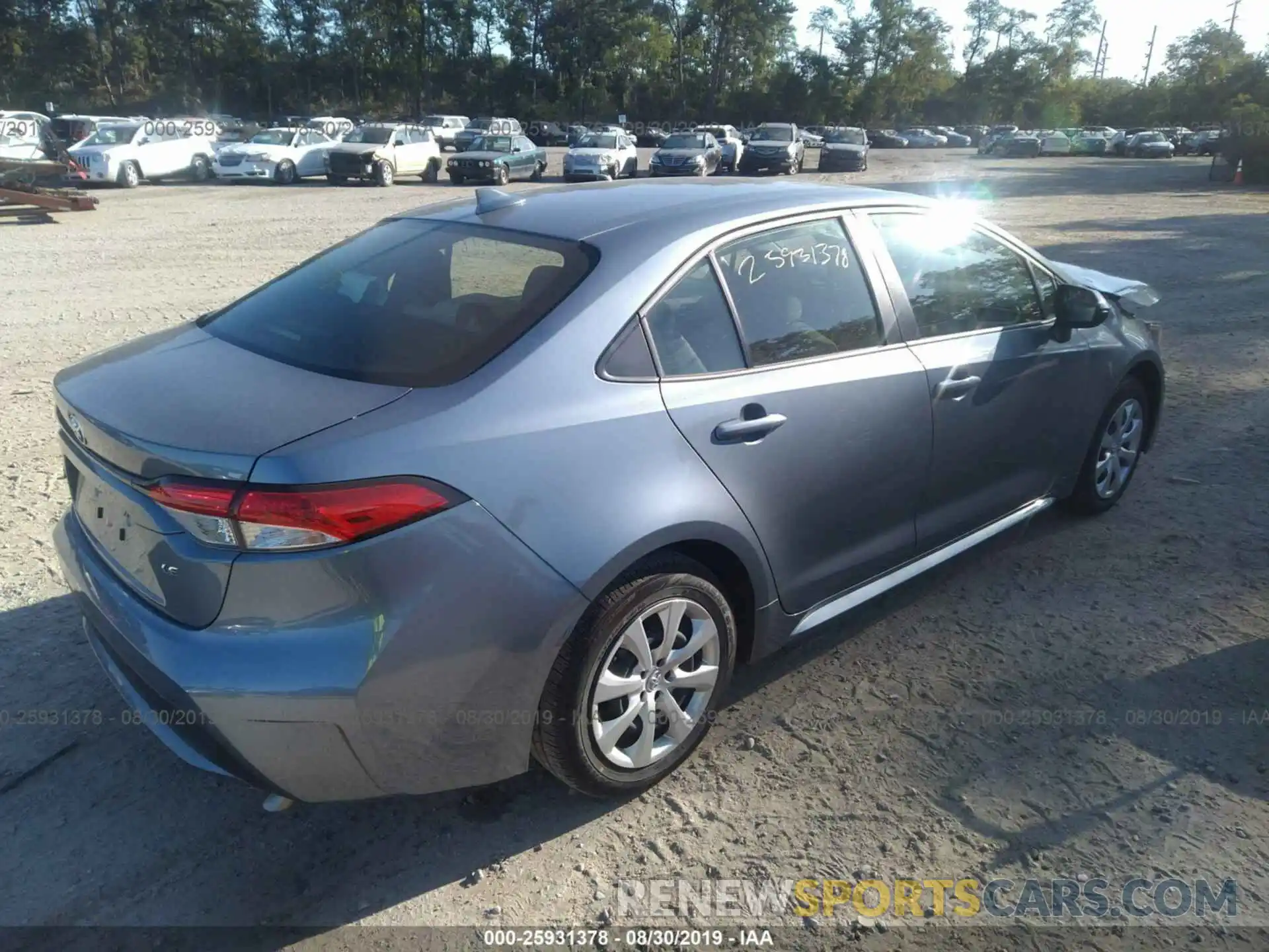 4 Photograph of a damaged car JTDEPRAE2LJ036822 TOYOTA COROLLA 2020