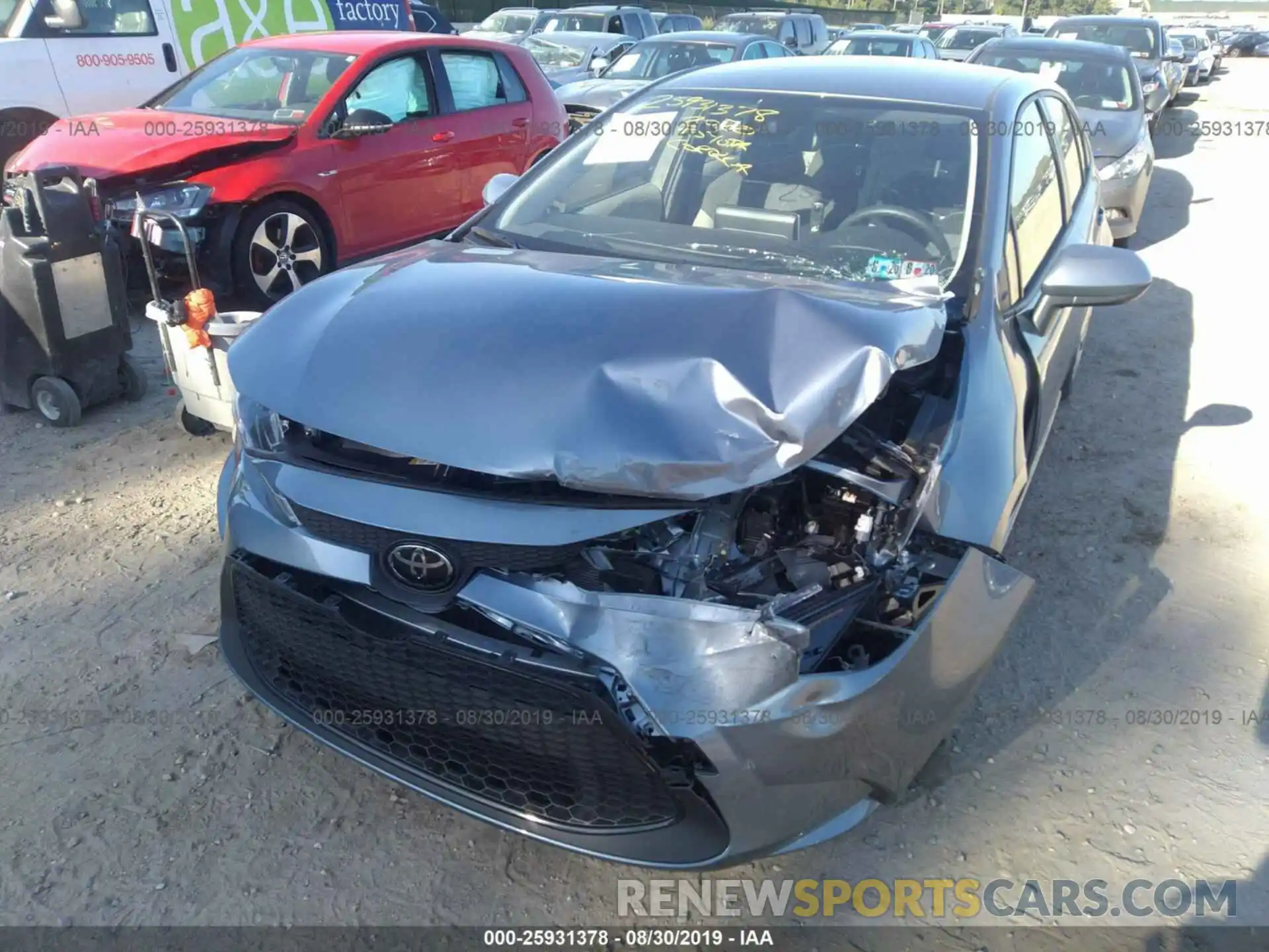 6 Photograph of a damaged car JTDEPRAE2LJ036822 TOYOTA COROLLA 2020