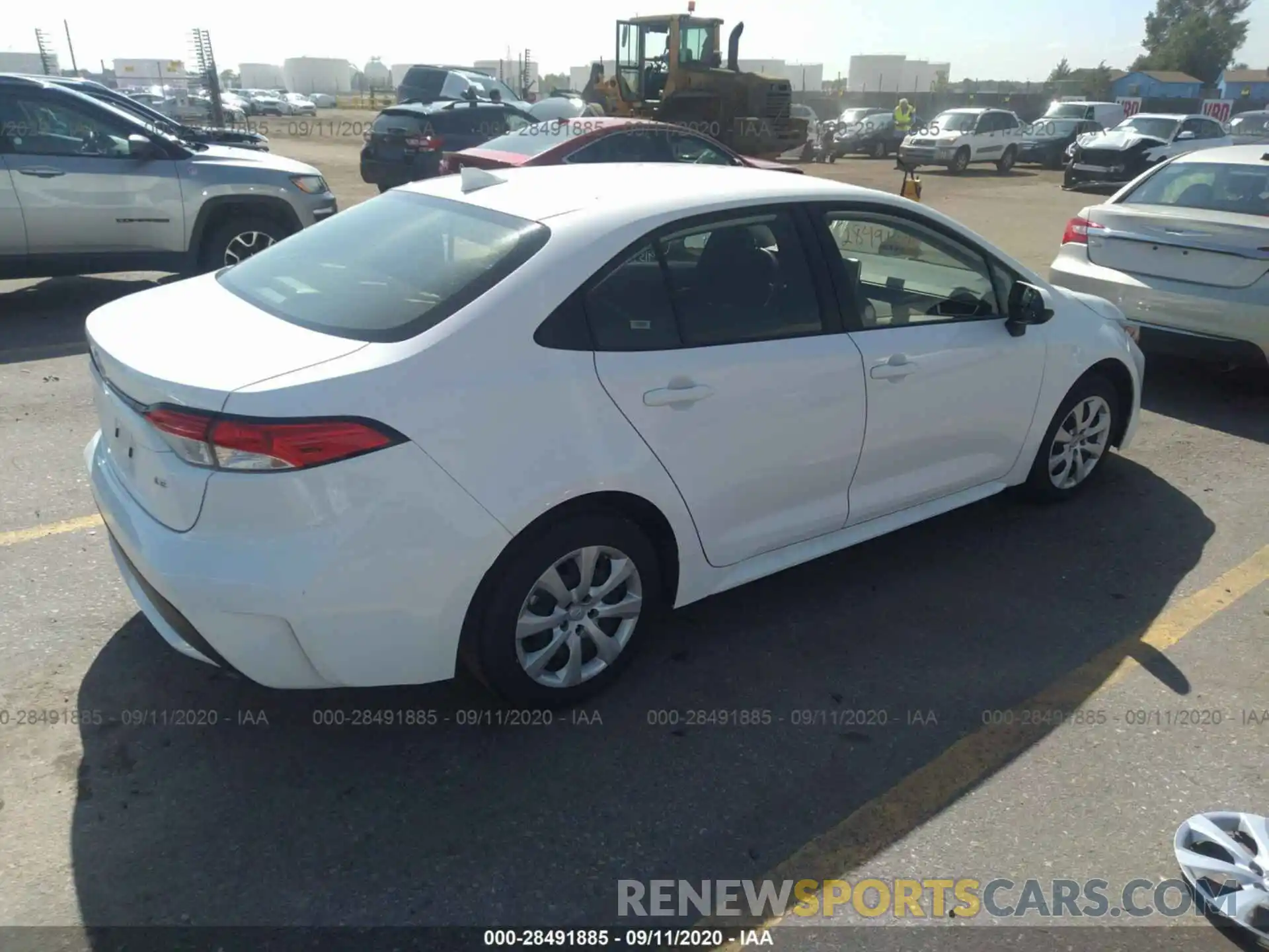 4 Photograph of a damaged car JTDEPRAE2LJ036965 TOYOTA COROLLA 2020