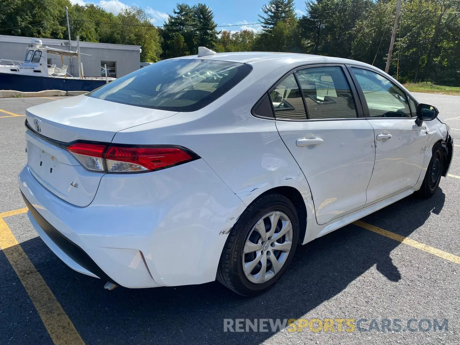 4 Photograph of a damaged car JTDEPRAE2LJ037159 TOYOTA COROLLA 2020