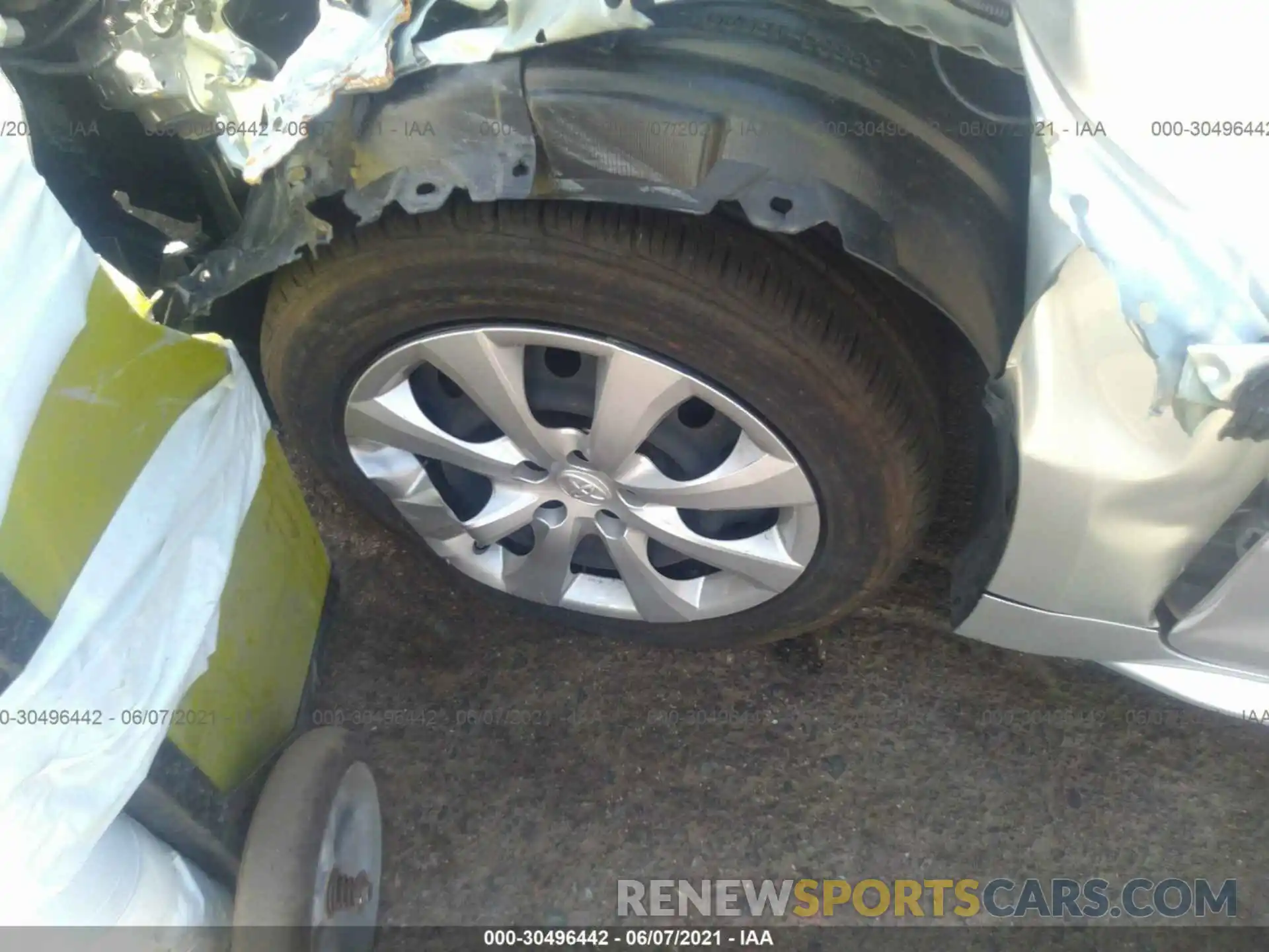 12 Photograph of a damaged car JTDEPRAE2LJ037369 TOYOTA COROLLA 2020